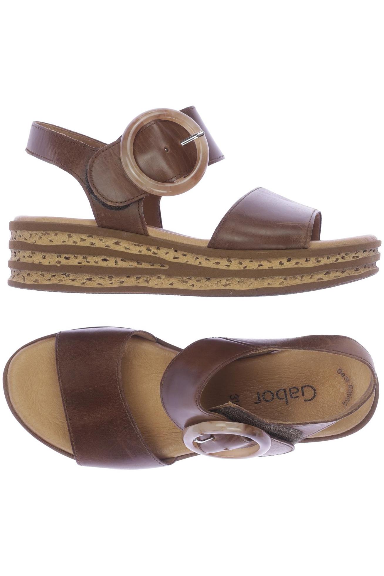 

Gabor Damen Sandale, braun, Gr. 3.5