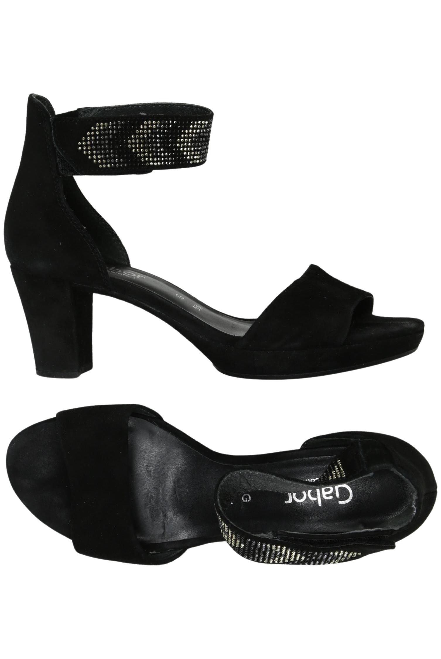 

Gabor Damen Sandale, schwarz, Gr. 5.5