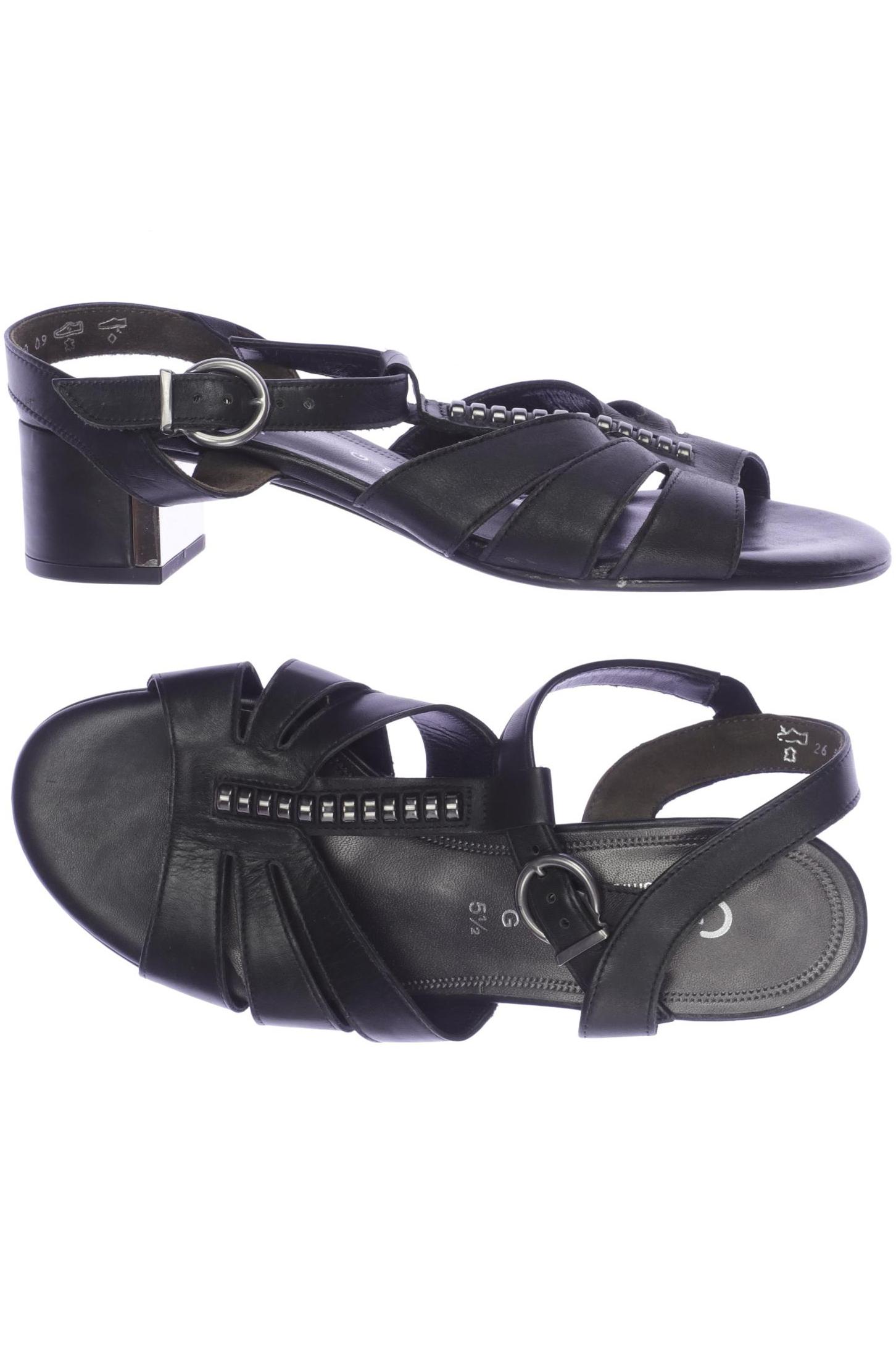 

Gabor Damen Sandale, schwarz, Gr. 5.5