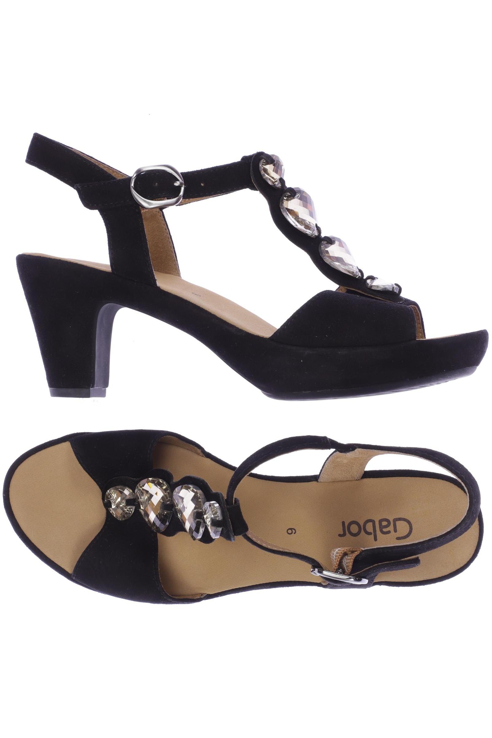 

Gabor Damen Sandale, schwarz, Gr. 6