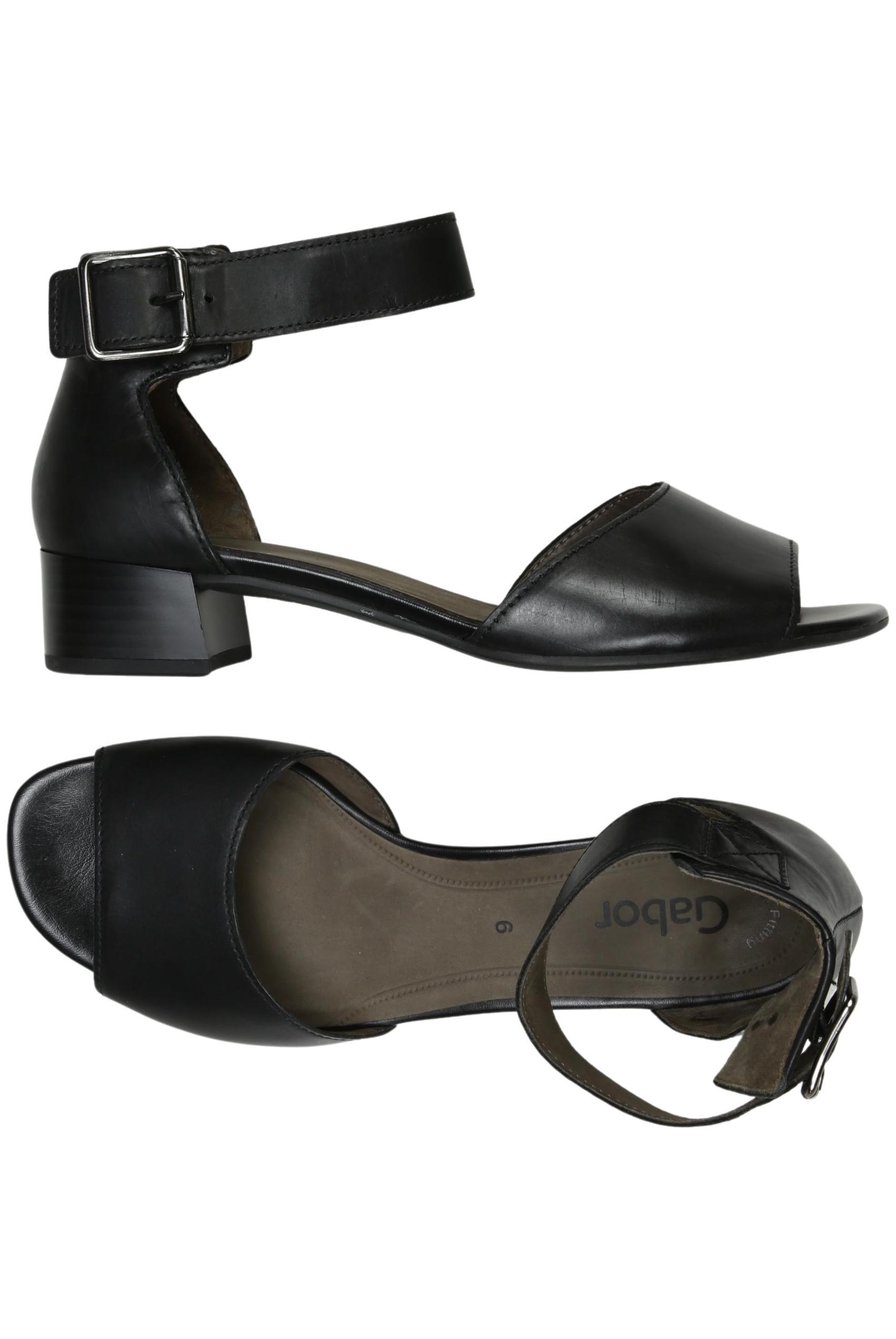 

Gabor Damen Sandale, schwarz, Gr. 6