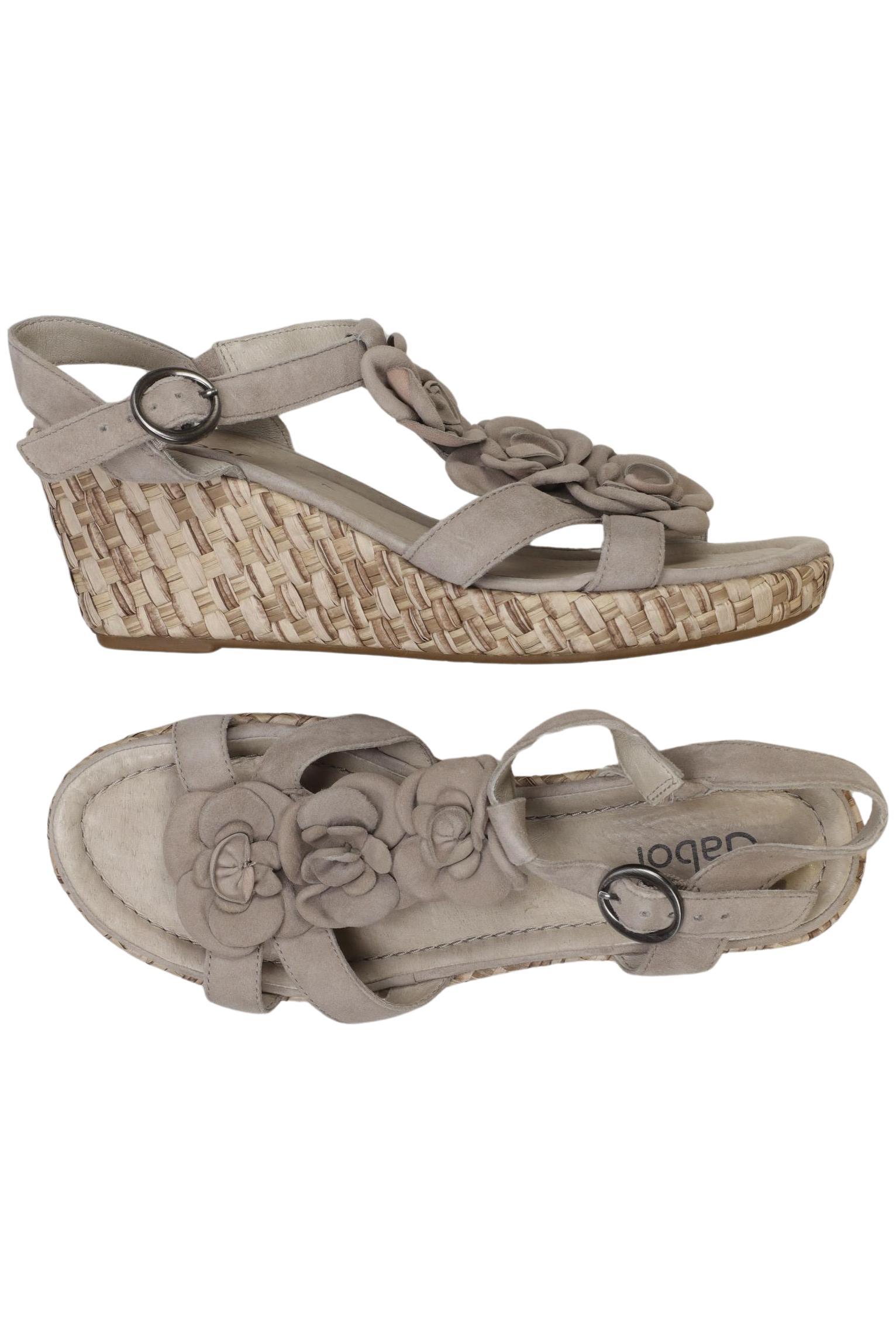 

Gabor Damen Sandale, beige, Gr. 7