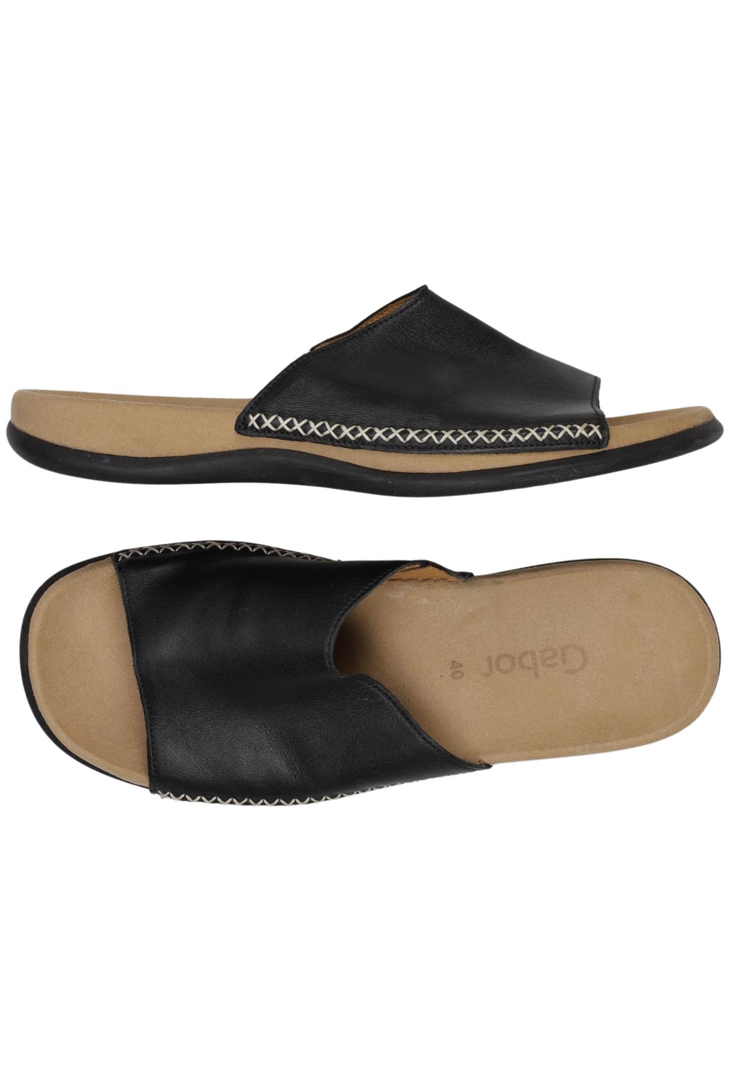 

Gabor Damen Sandale, schwarz, Gr. 40