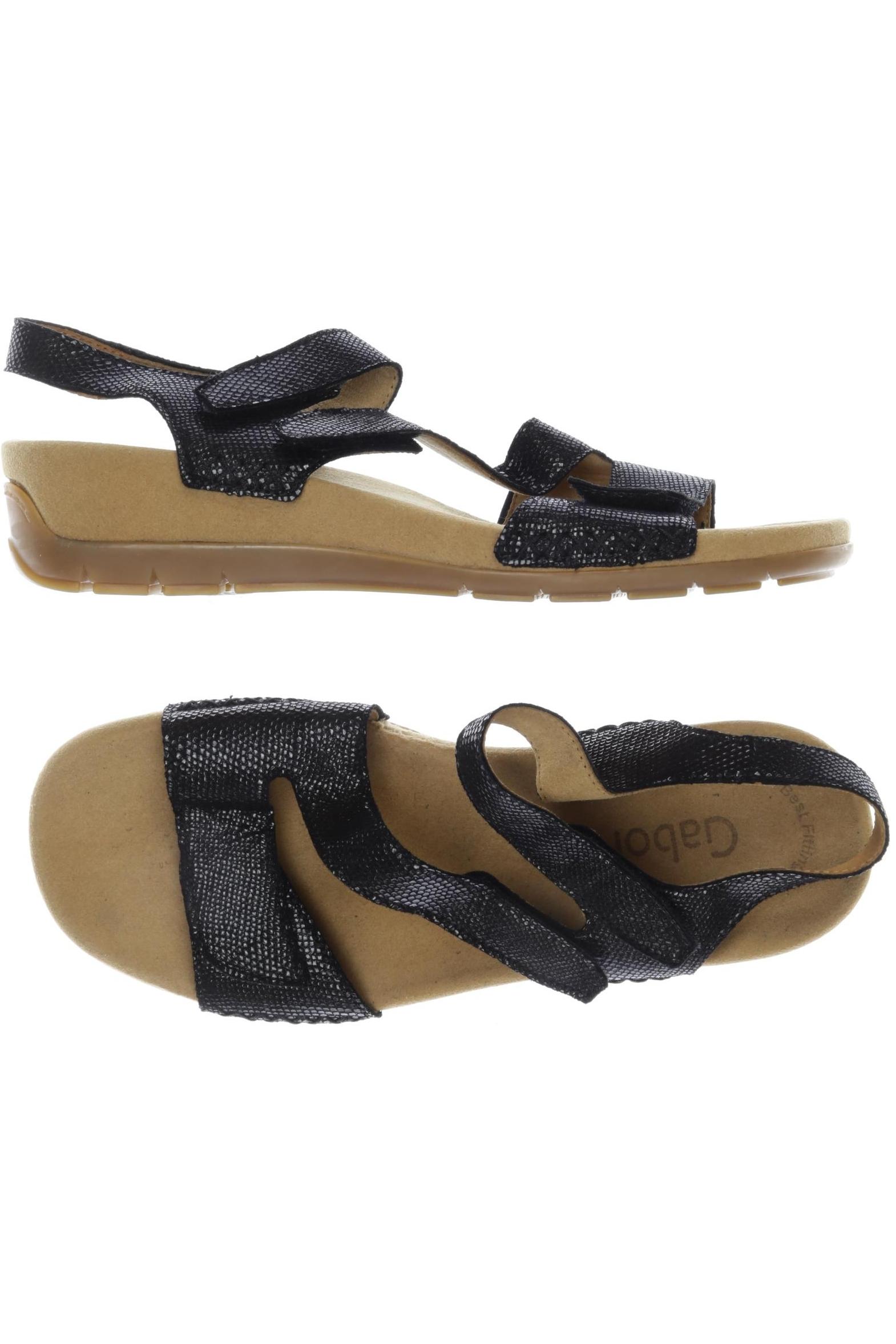 

Gabor Damen Sandale, schwarz, Gr. 38