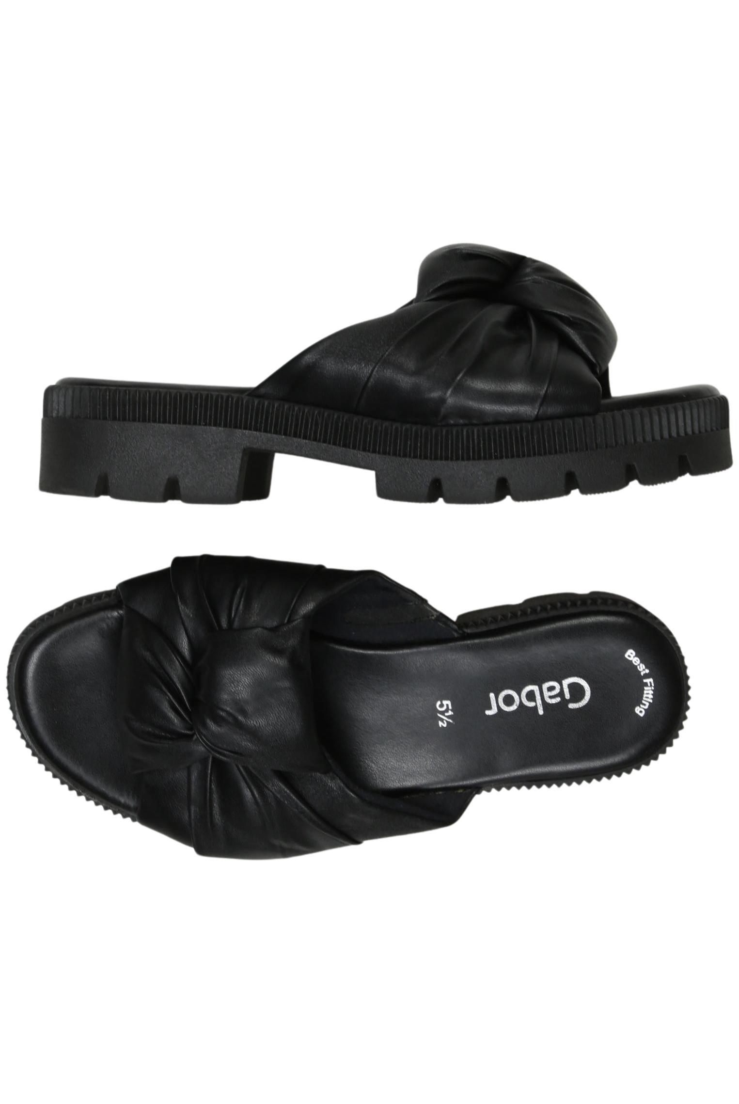 

Gabor Damen Sandale, schwarz, Gr. 5.5