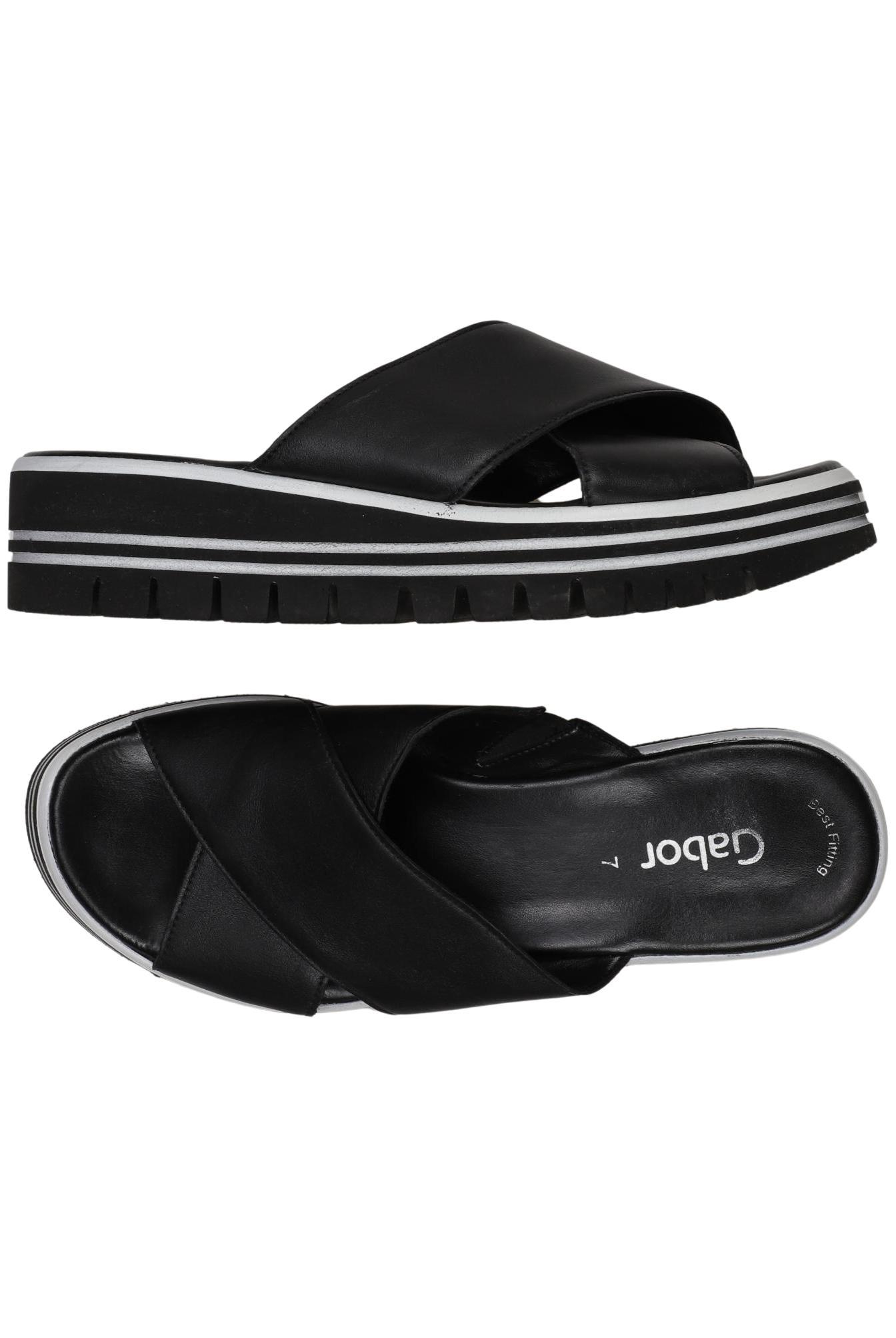 

Gabor Damen Sandale, schwarz, Gr. 7