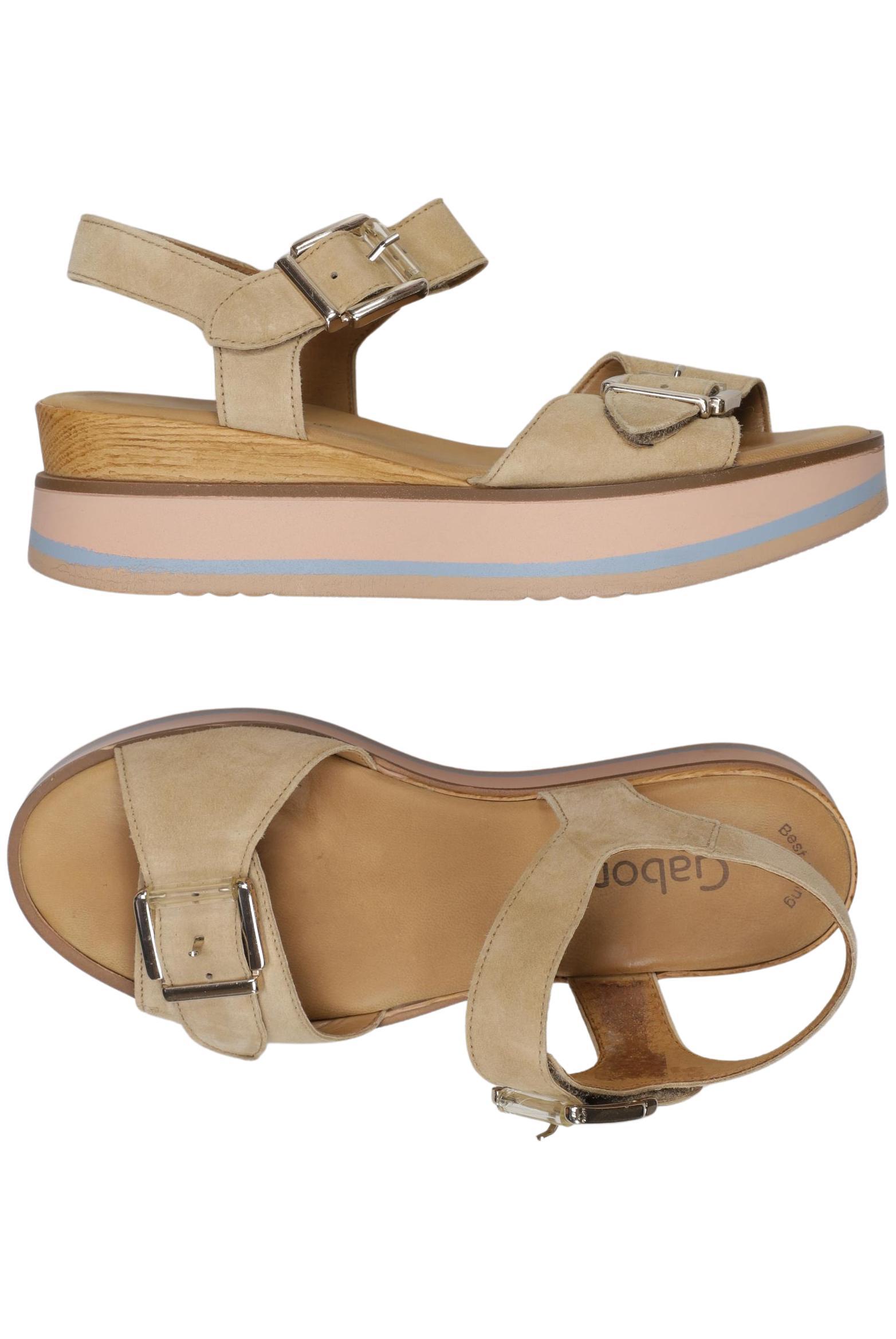 

Gabor Damen Sandale, beige, Gr. 5