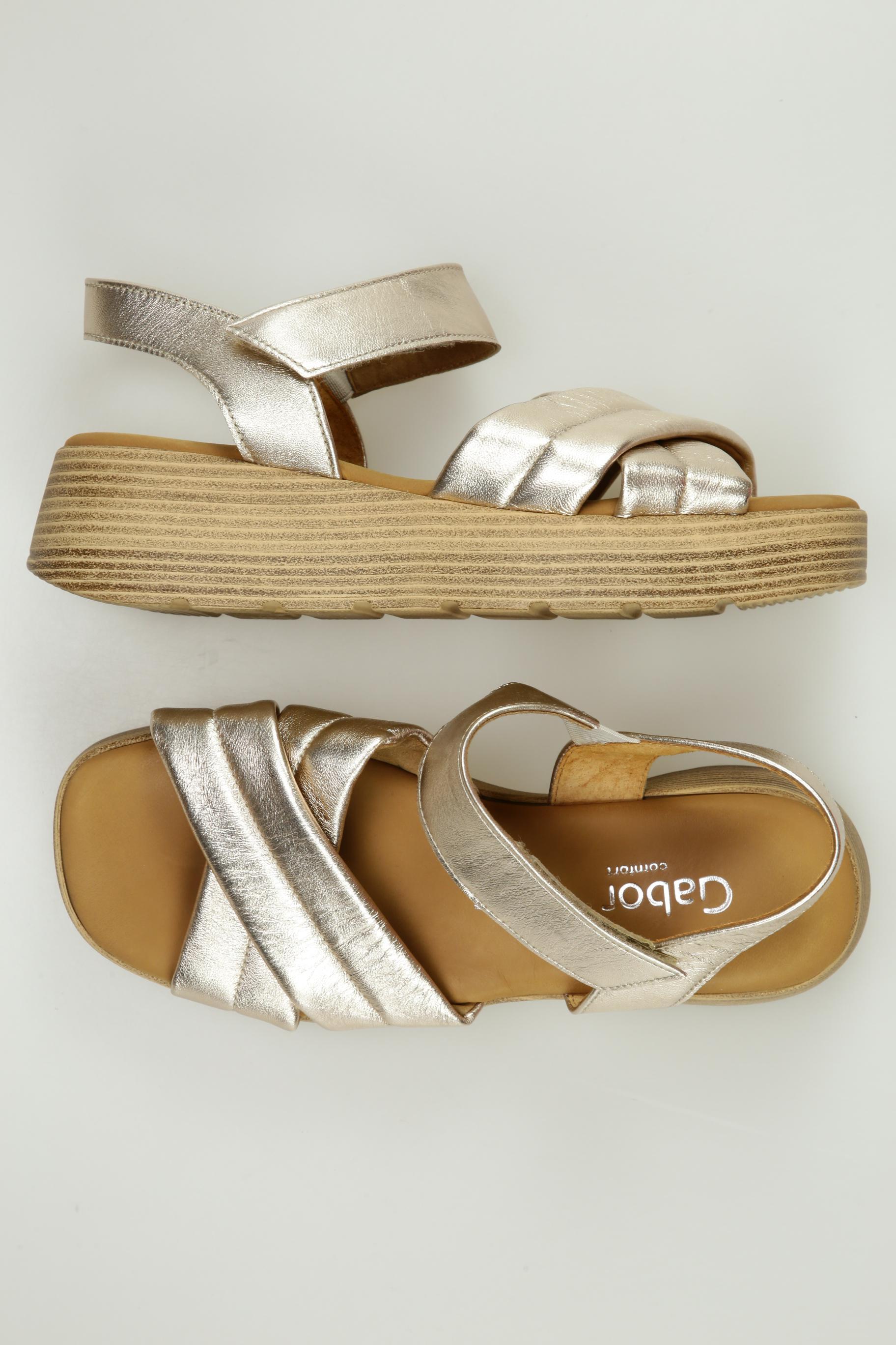 

Gabor Damen Sandale, gold, Gr. 37