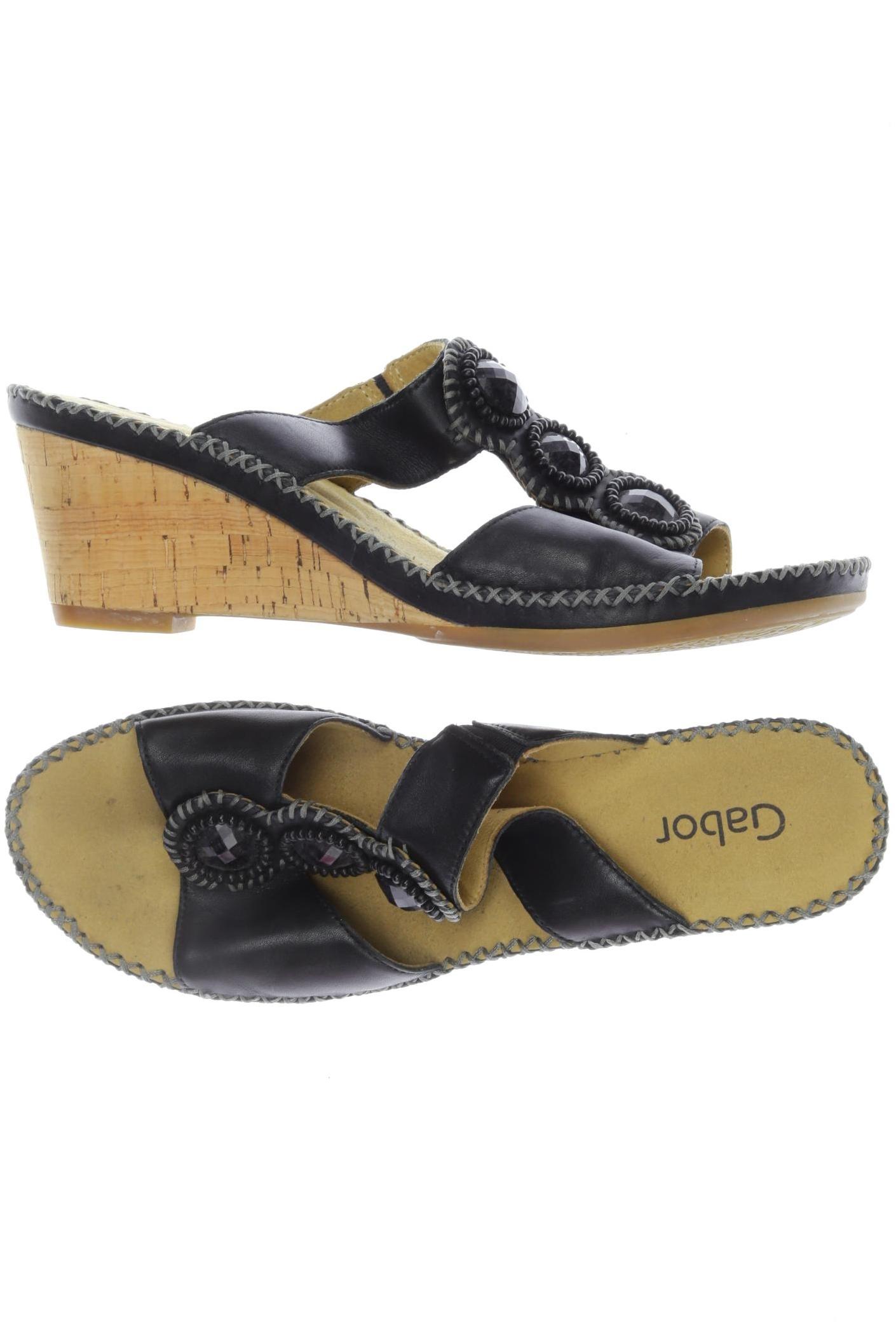 

Gabor Damen Sandale, schwarz, Gr. 8.5