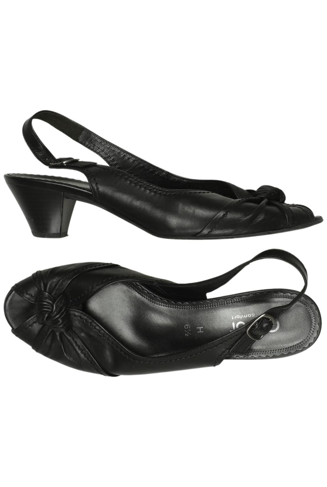 

Gabor Damen Sandale, schwarz, Gr. 6.5