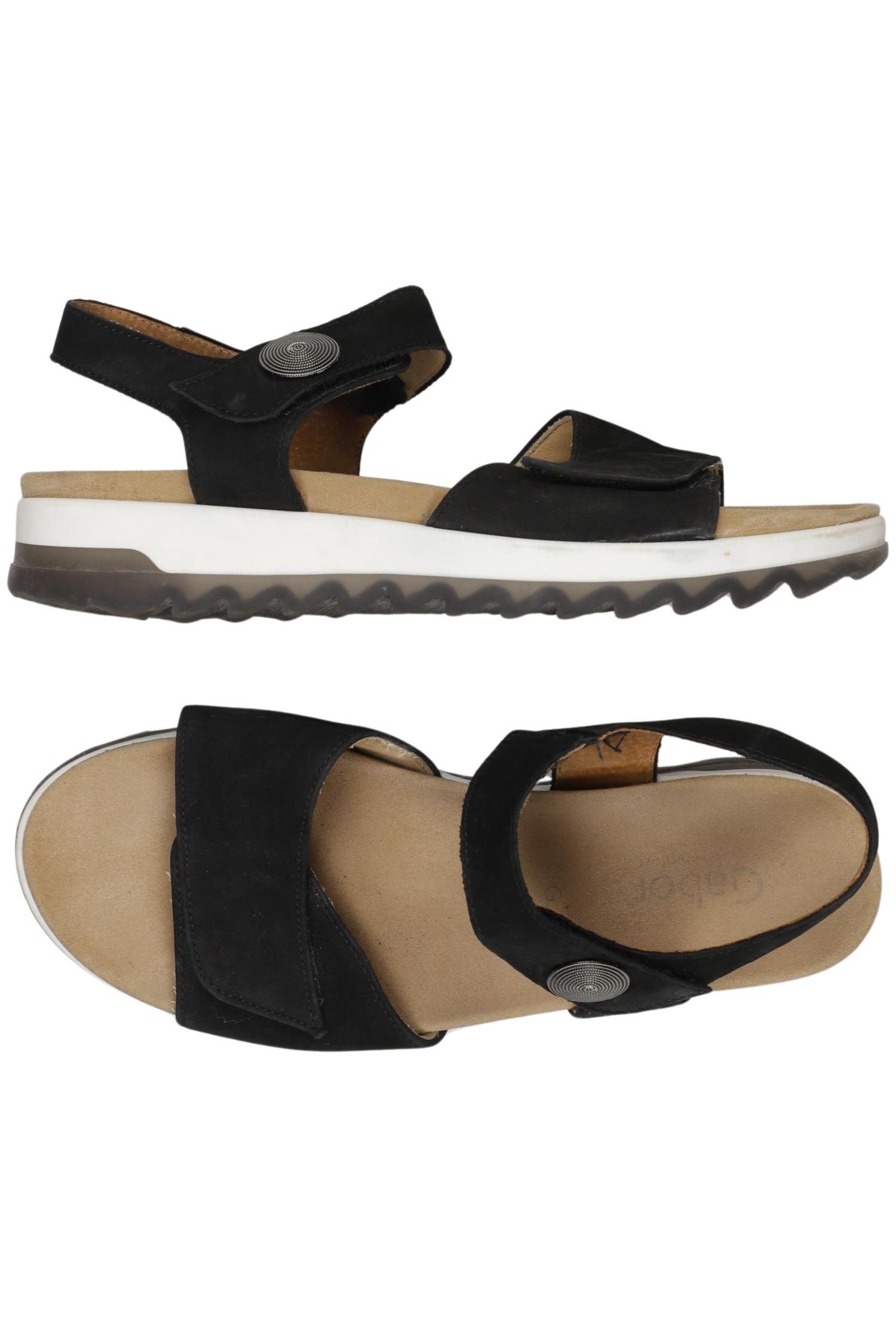 

Gabor Damen Sandale, schwarz, Gr. 6