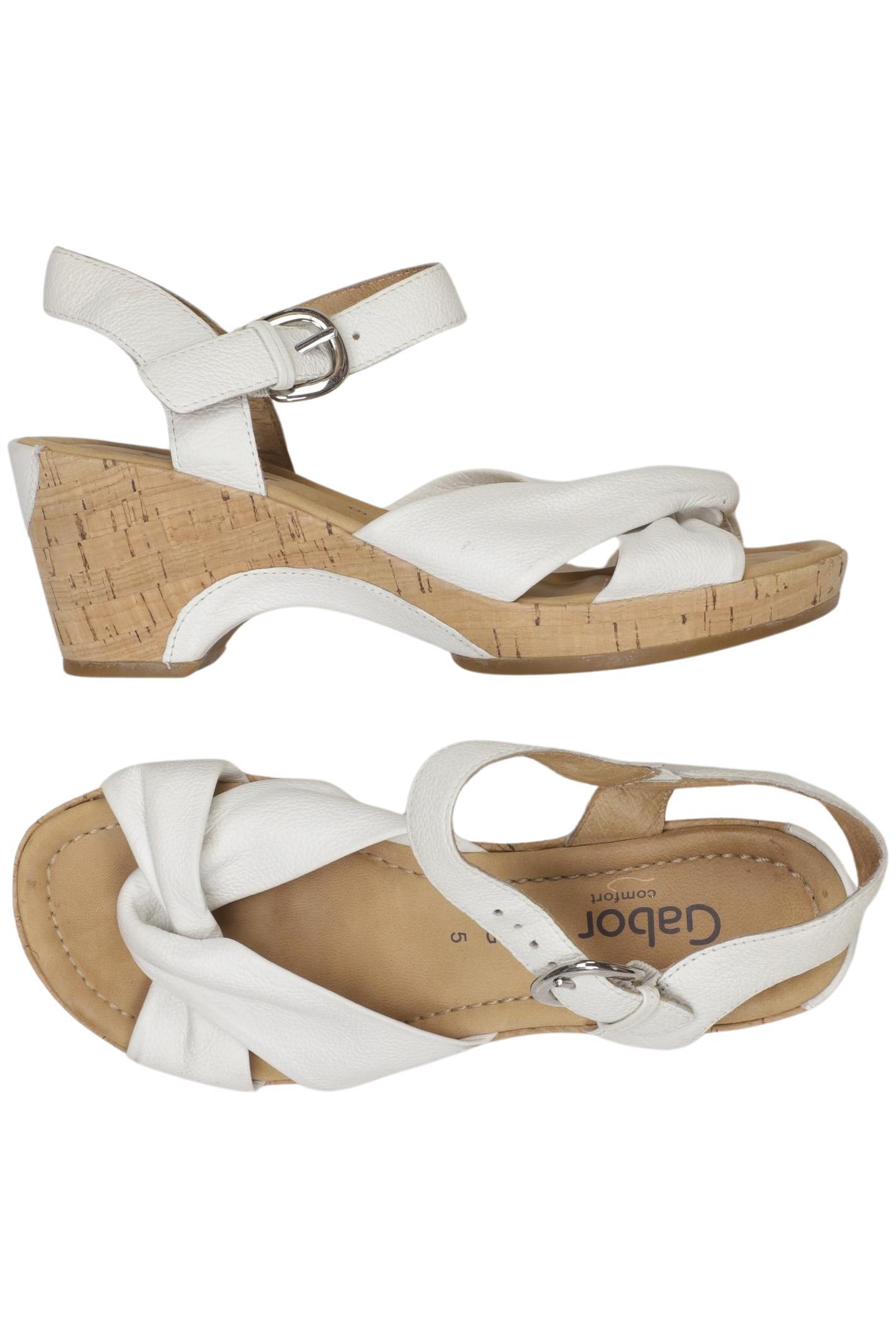 

Gabor Damen Sandale, weiß, Gr. 5