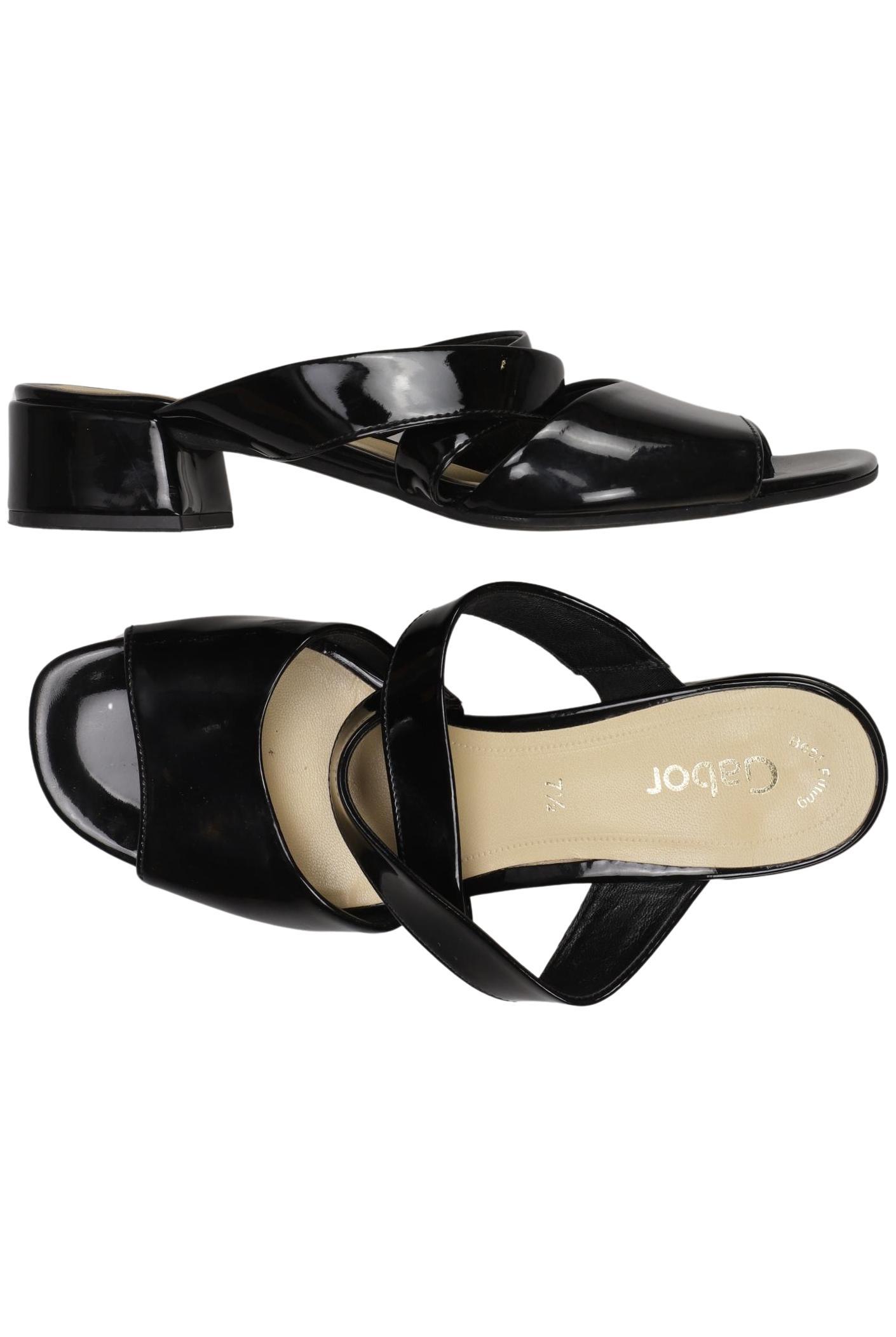 

Gabor Damen Sandale, schwarz, Gr. 7.5