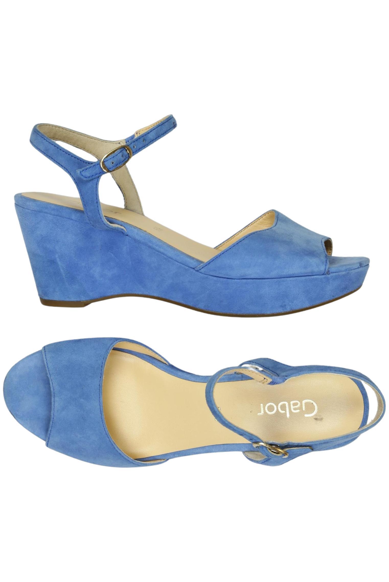 

Gabor Damen Sandale, blau, Gr. 5.5