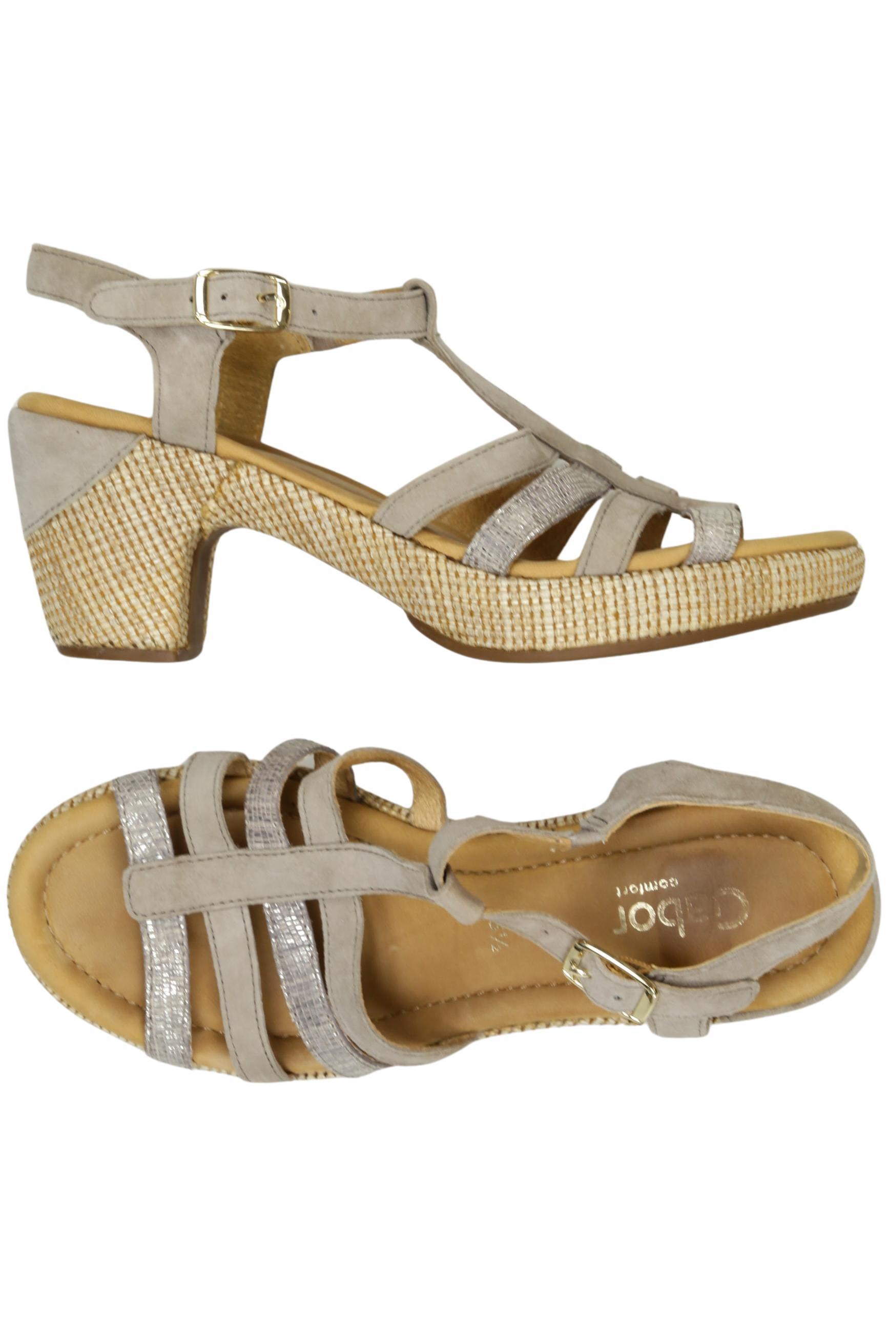 

Gabor Damen Sandale, beige, Gr. 6.5