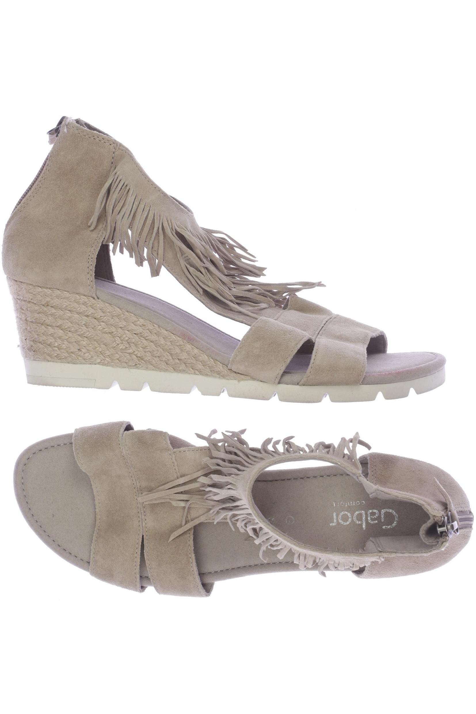 

Gabor Damen Sandale, beige, Gr. 8