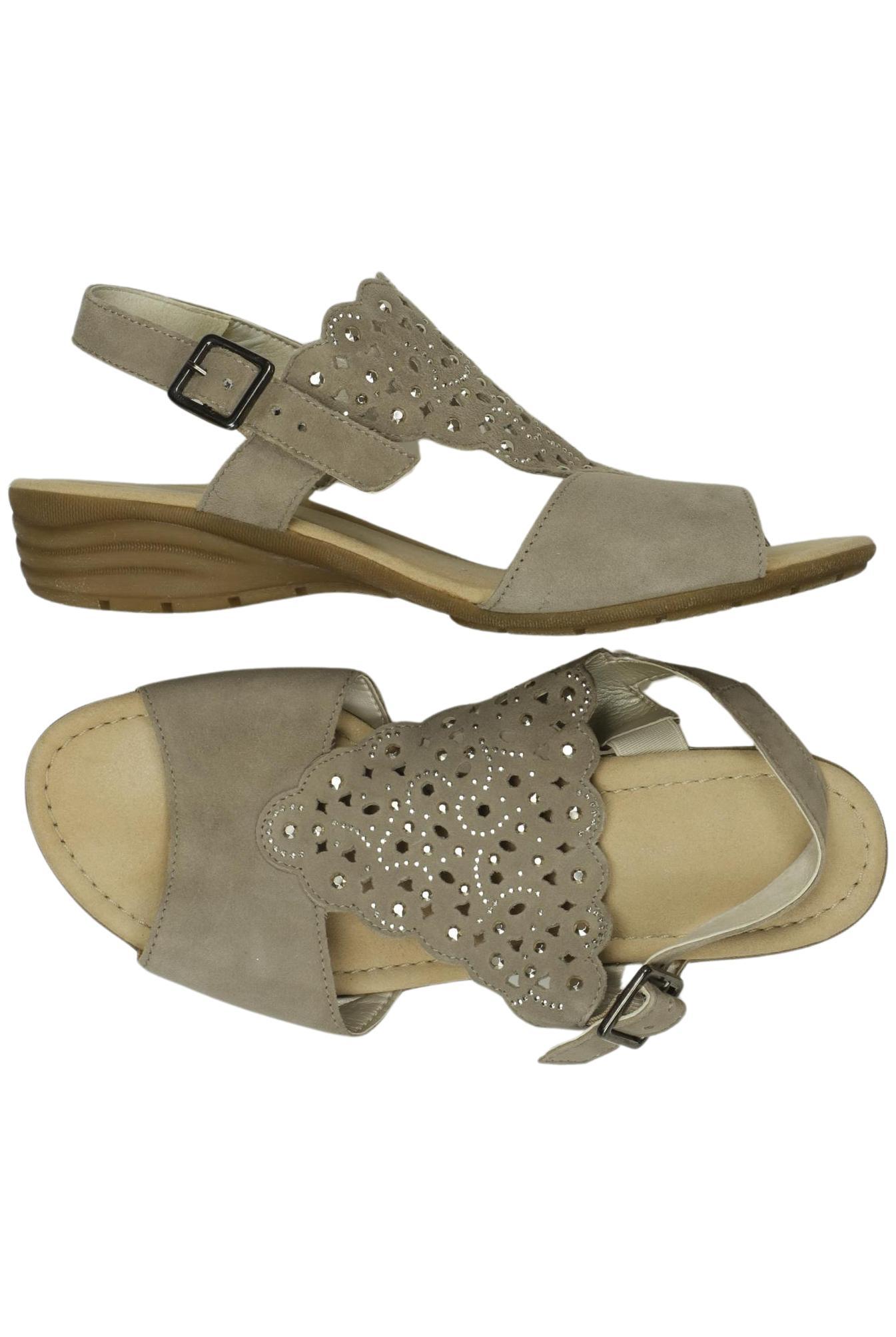 

Gabor Damen Sandale, beige, Gr. 5.5