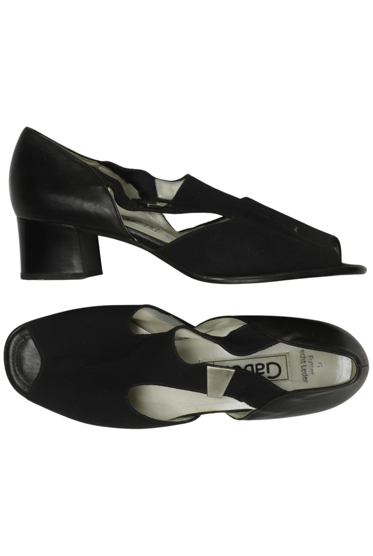 

Gabor Damen Sandale, schwarz, Gr. 5.5