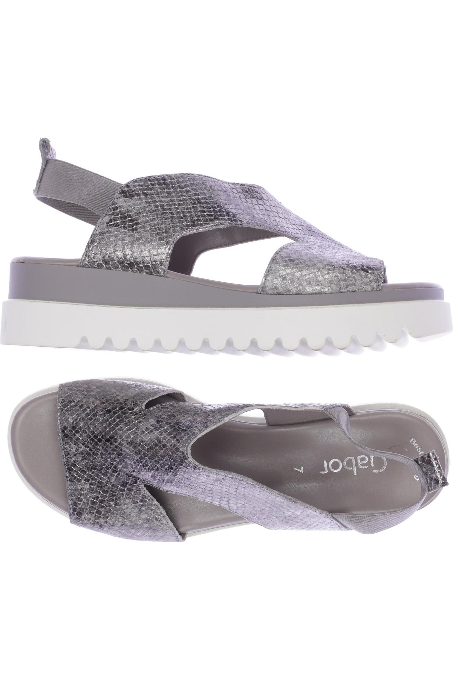 

Gabor Damen Sandale, grau, Gr. 7