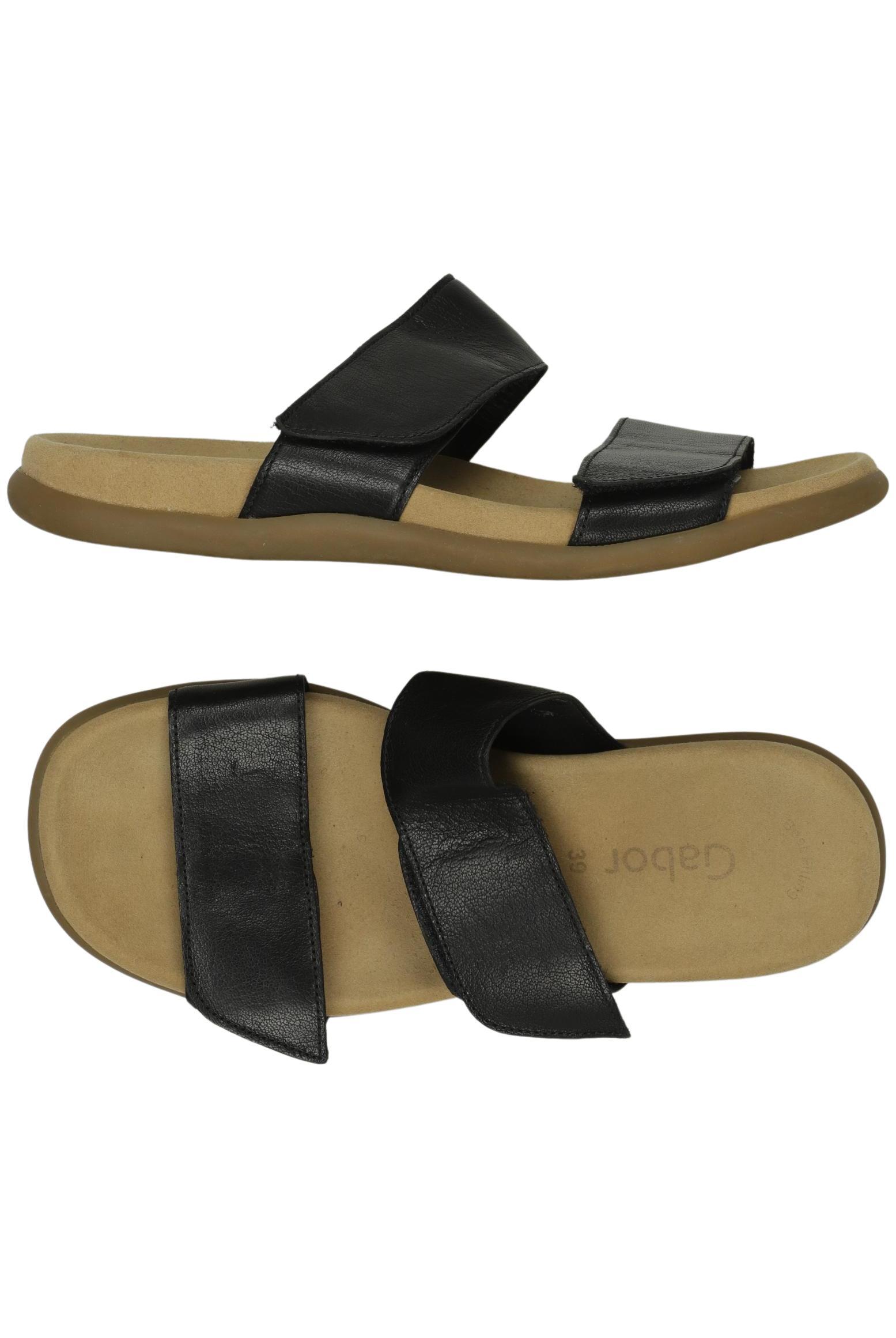 

Gabor Damen Sandale, schwarz, Gr. 39