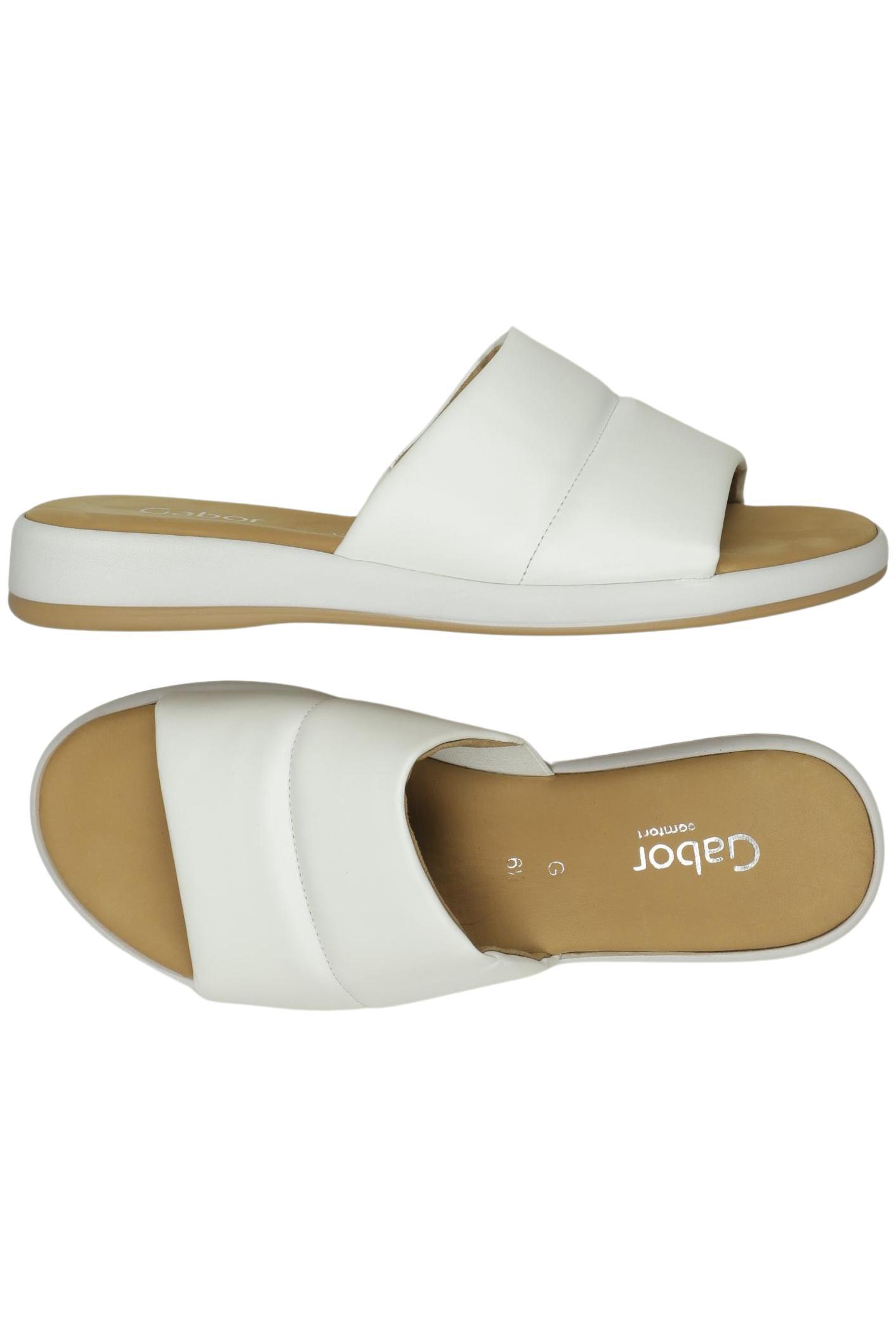 

Gabor Damen Sandale, weiß, Gr. 6.5