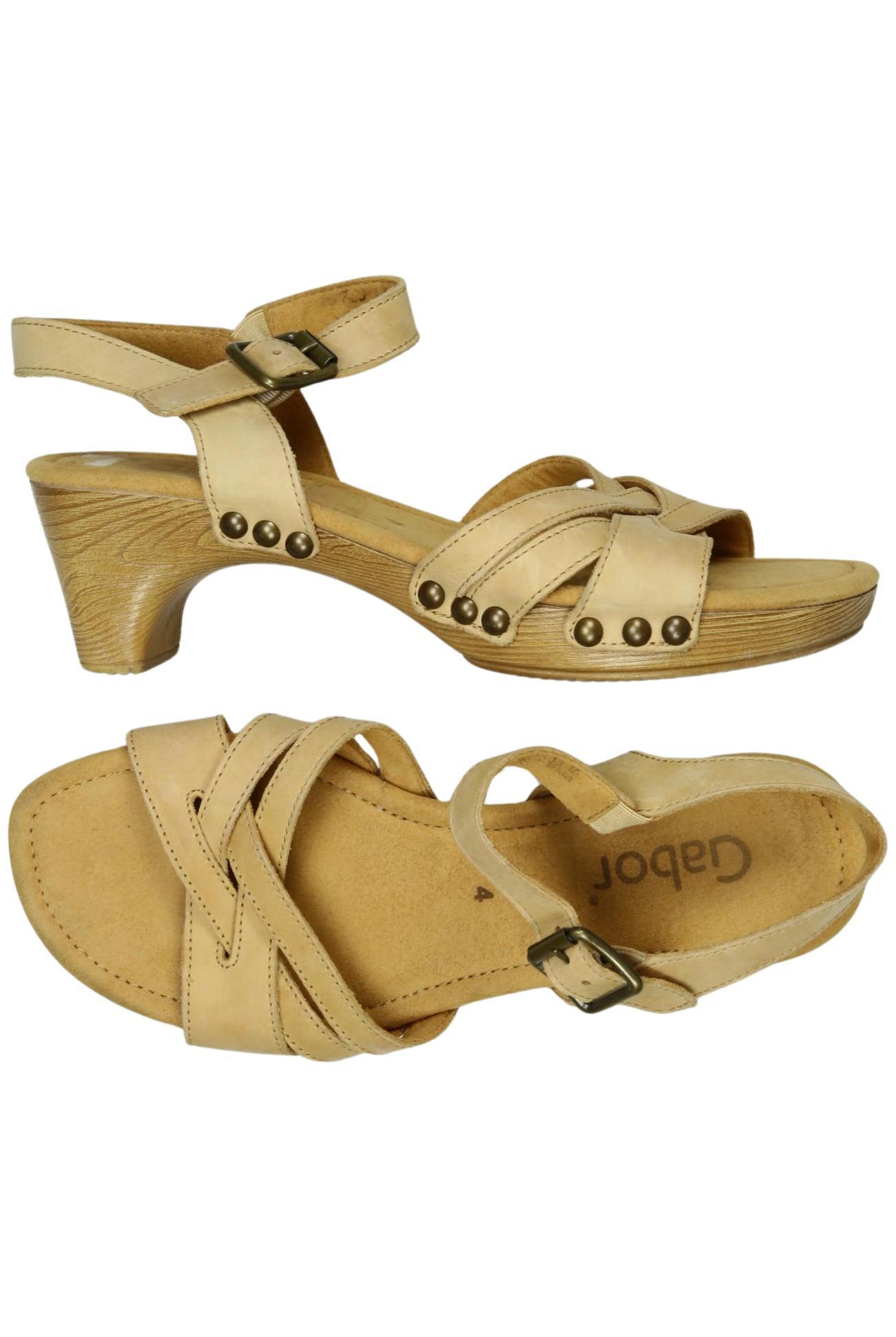 

Gabor Damen Sandale, beige, Gr. 4