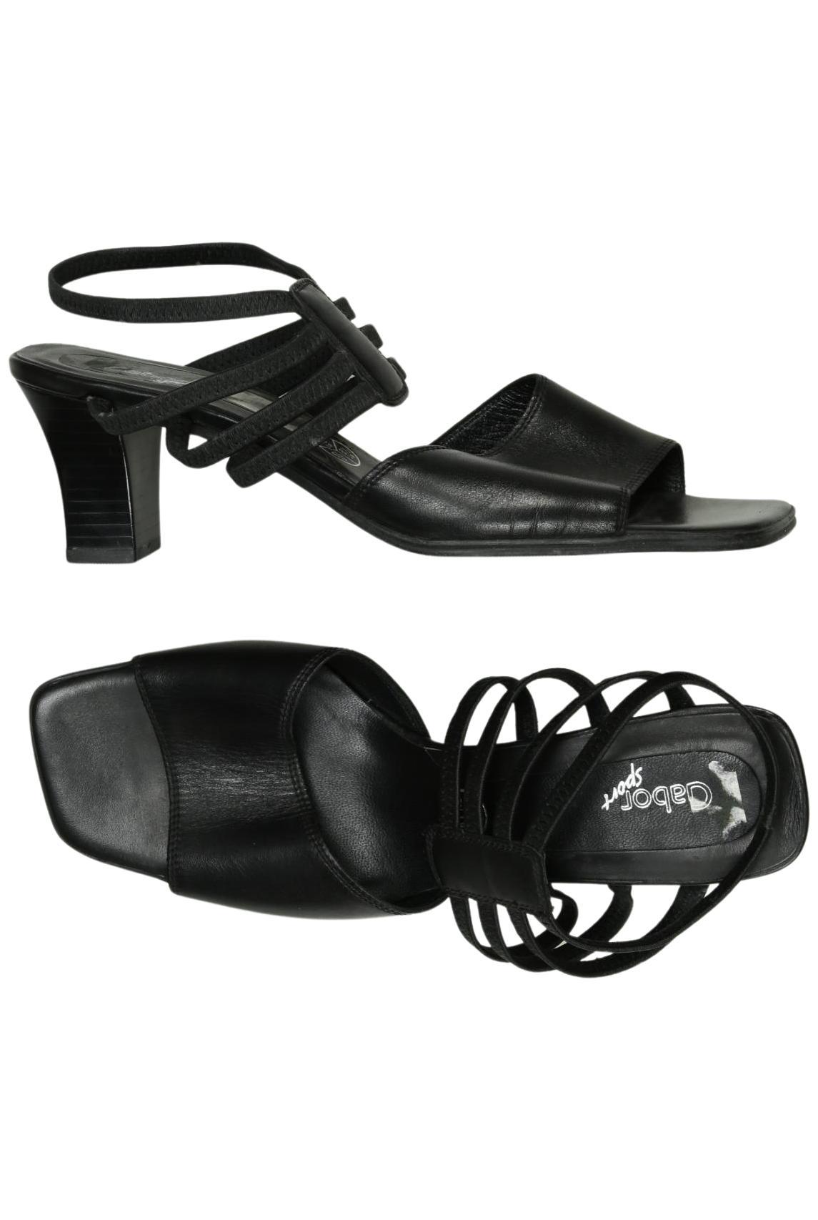 

Gabor Damen Sandale, schwarz, Gr. 6.5