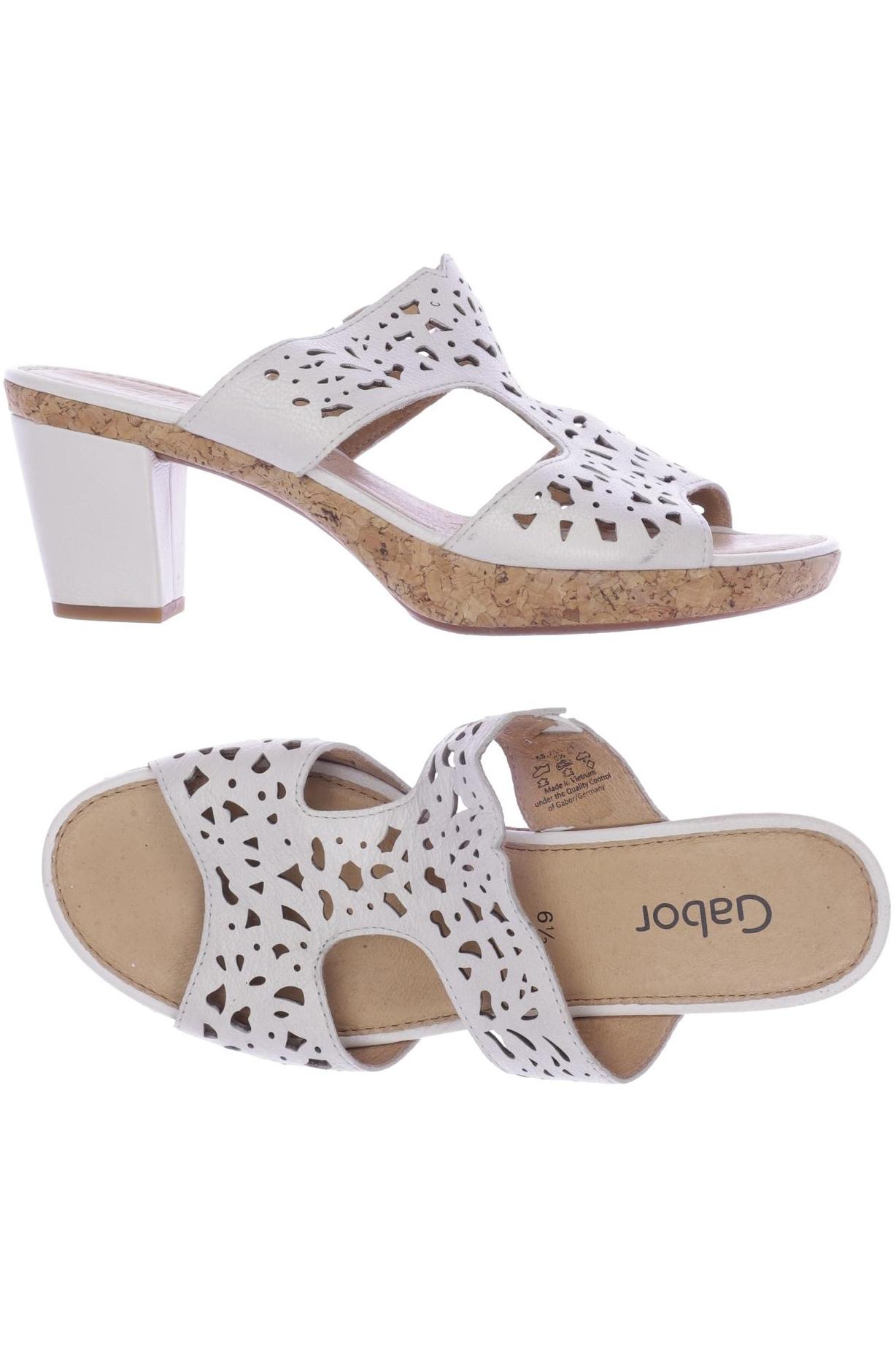 

Gabor Damen Sandale, weiß, Gr. 6.5