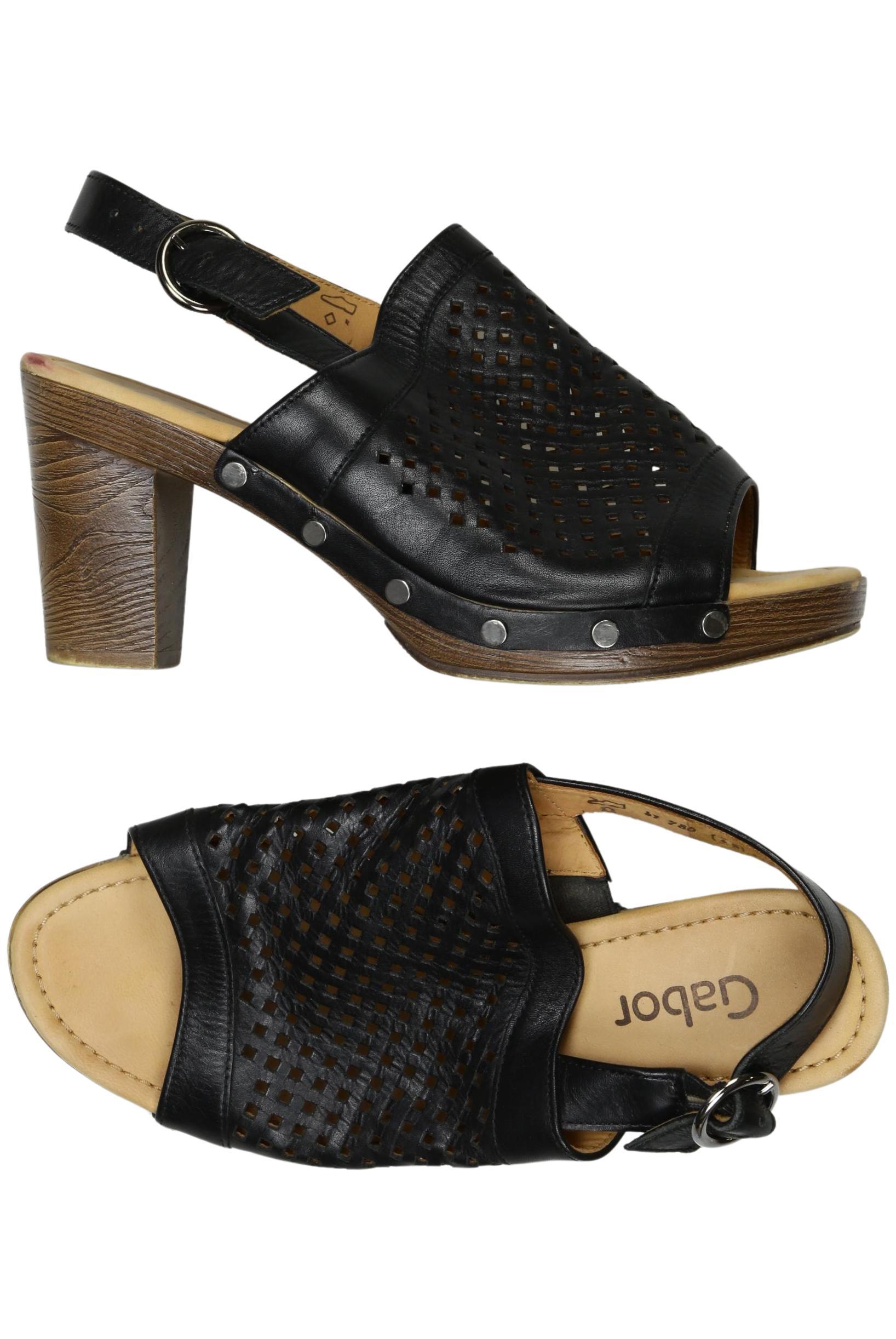 

Gabor Damen Sandale, schwarz, Gr. 4.5