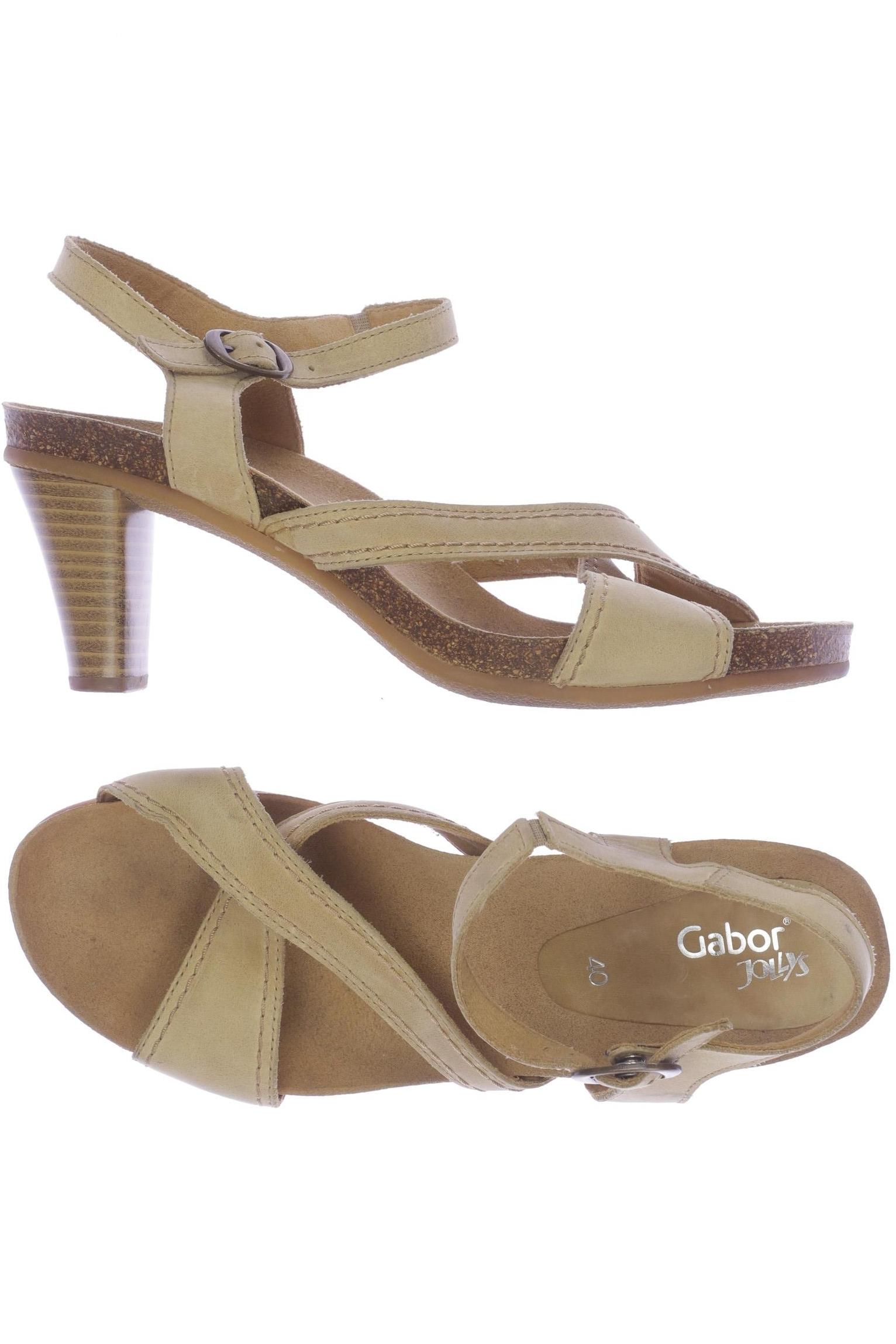 

Gabor Damen Sandale, beige, Gr. 40