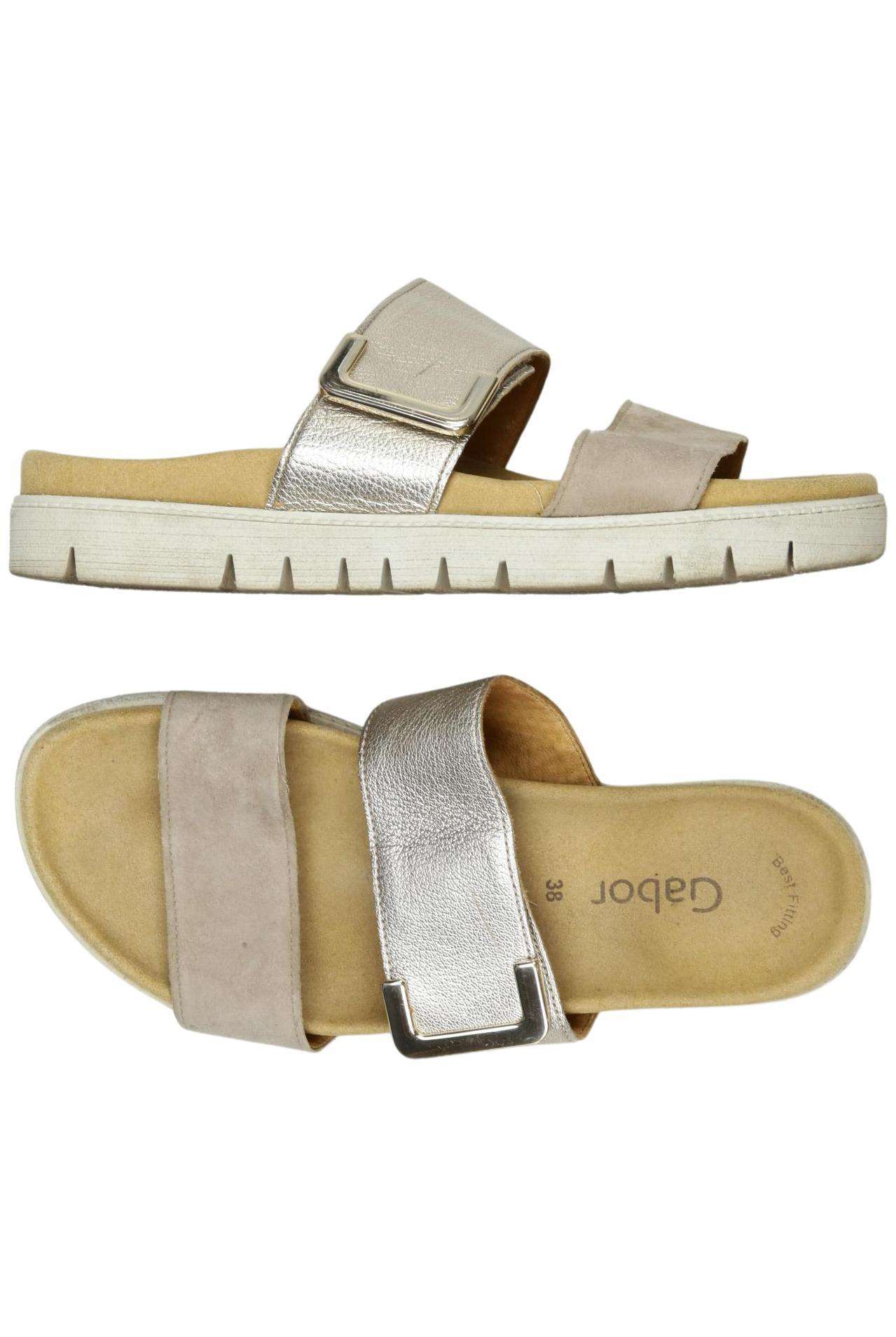 

Gabor Damen Sandale, beige, Gr. 38