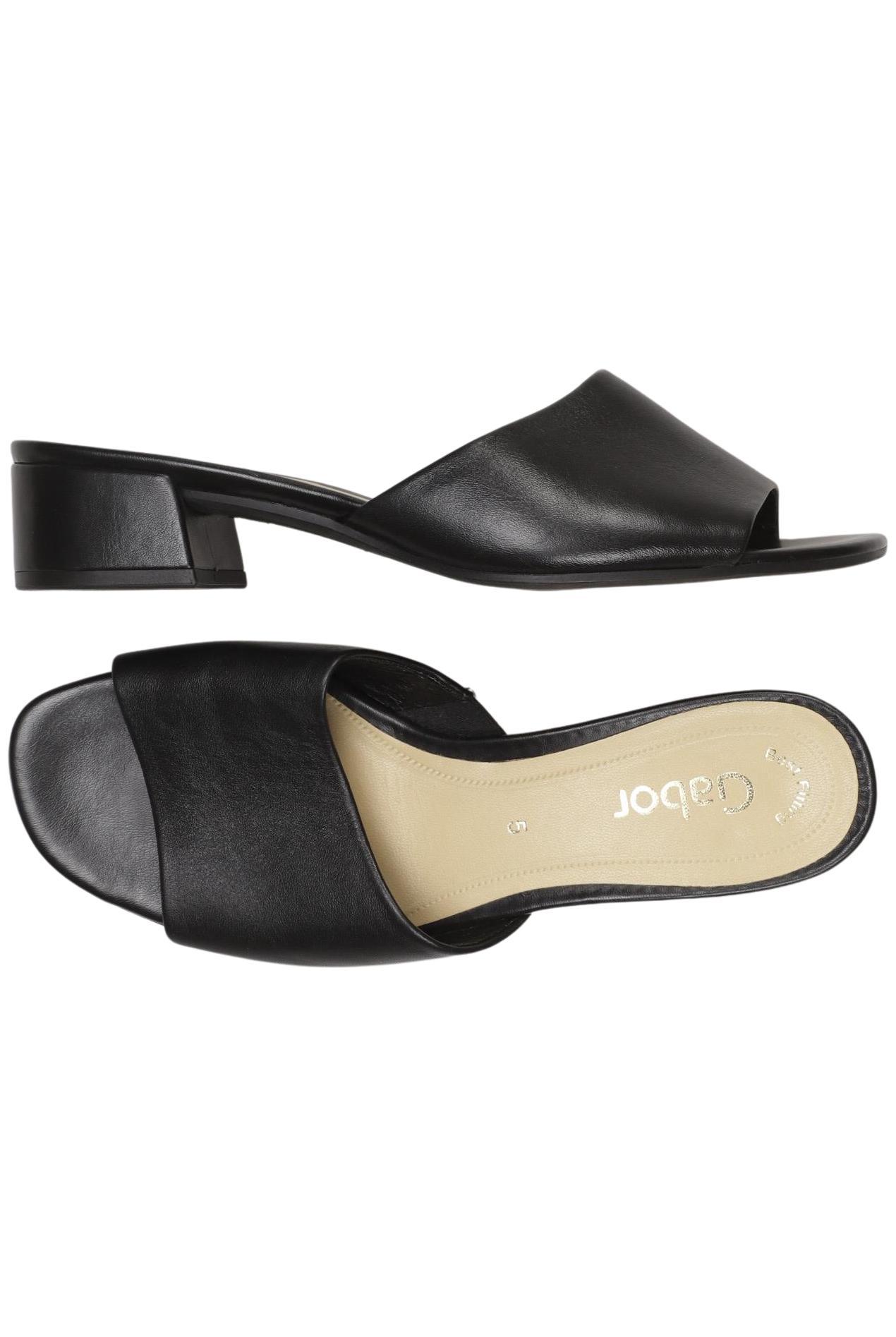 

Gabor Damen Sandale, schwarz, Gr. 5