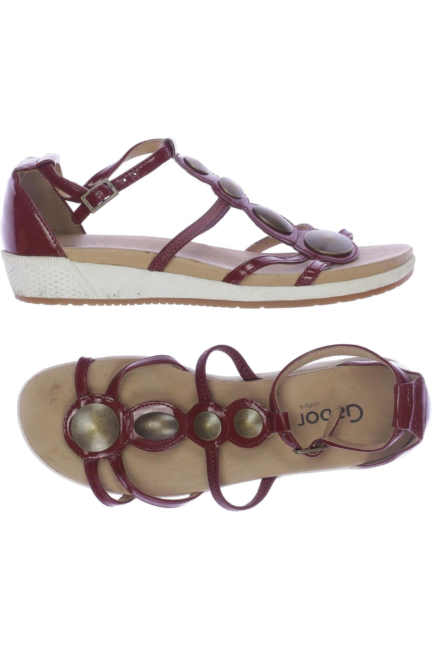 

Gabor Damen Sandale, bordeaux, Gr. 37