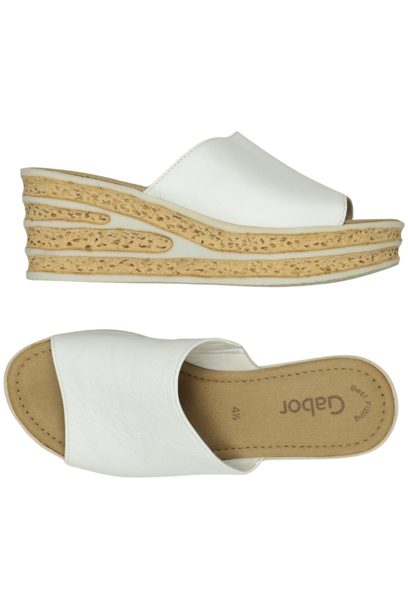 

Gabor Damen Sandale, weiß, Gr. 4.5