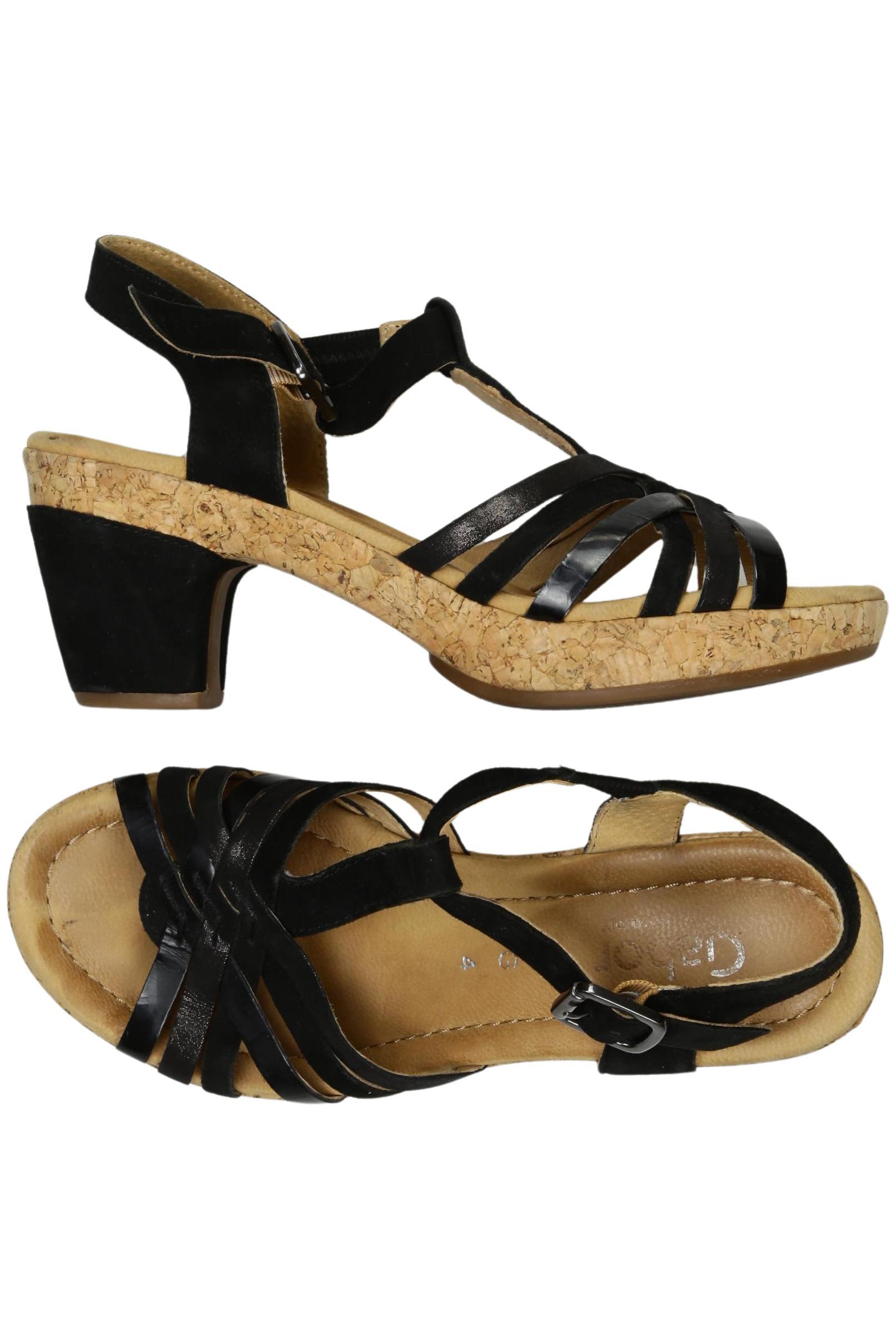 

Gabor Damen Sandale, schwarz, Gr. 4