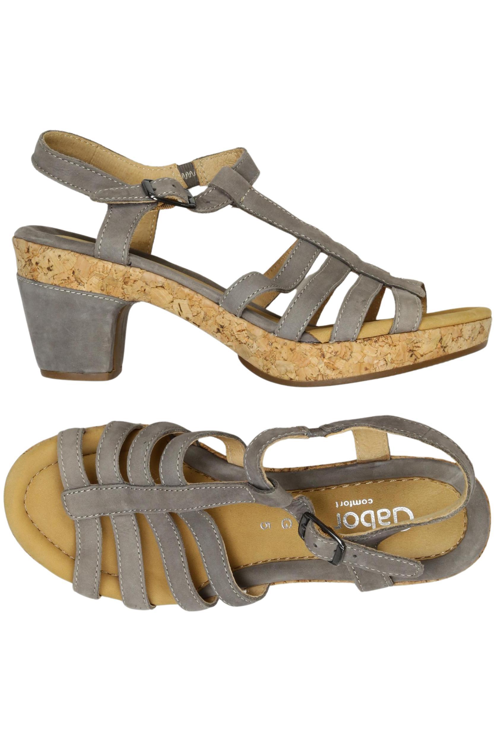 

Gabor Damen Sandale, grau, Gr. 5