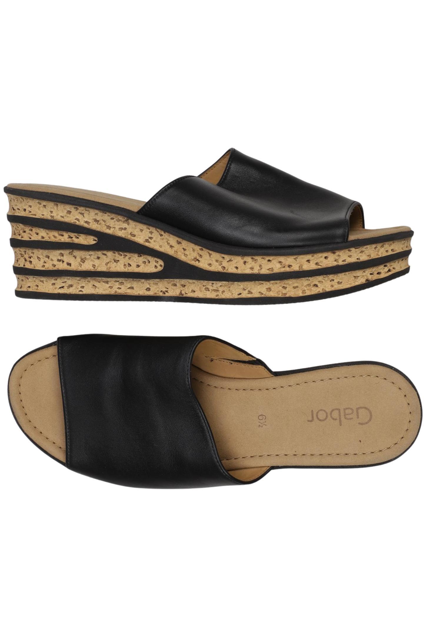 

Gabor Damen Sandale, schwarz, Gr. 6.5