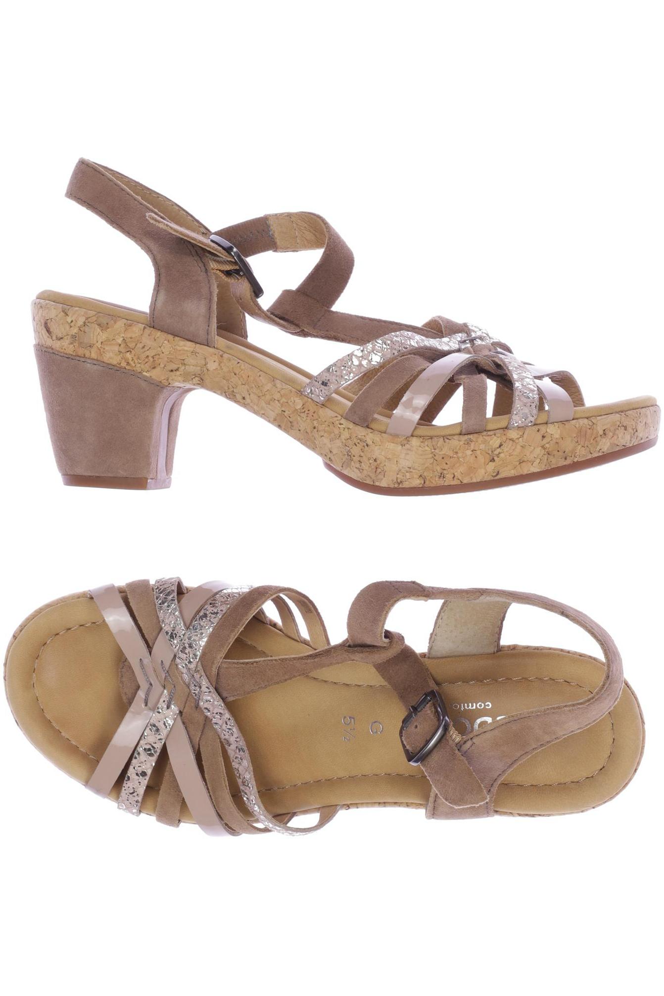 

Gabor Damen Sandale, beige, Gr. 5.5