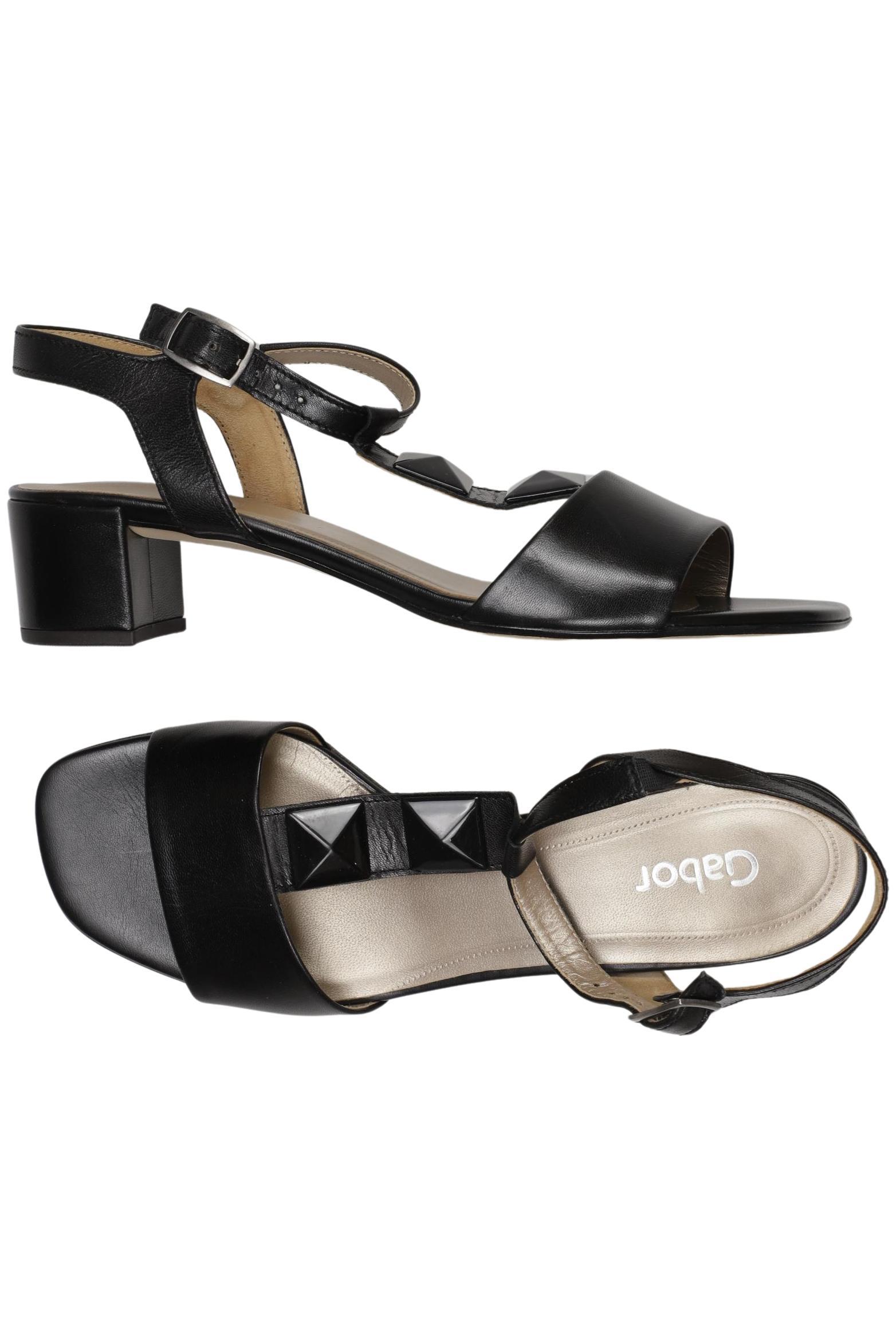 

Gabor Damen Sandale, schwarz, Gr. 7