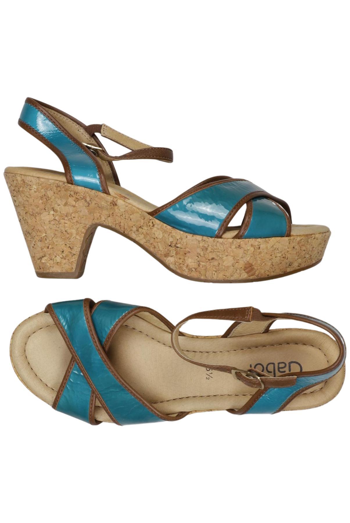 

Gabor Damen Sandale, blau, Gr. 5.5