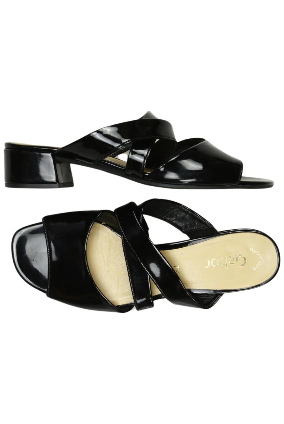 

Gabor Damen Sandale, schwarz, Gr. 7.5