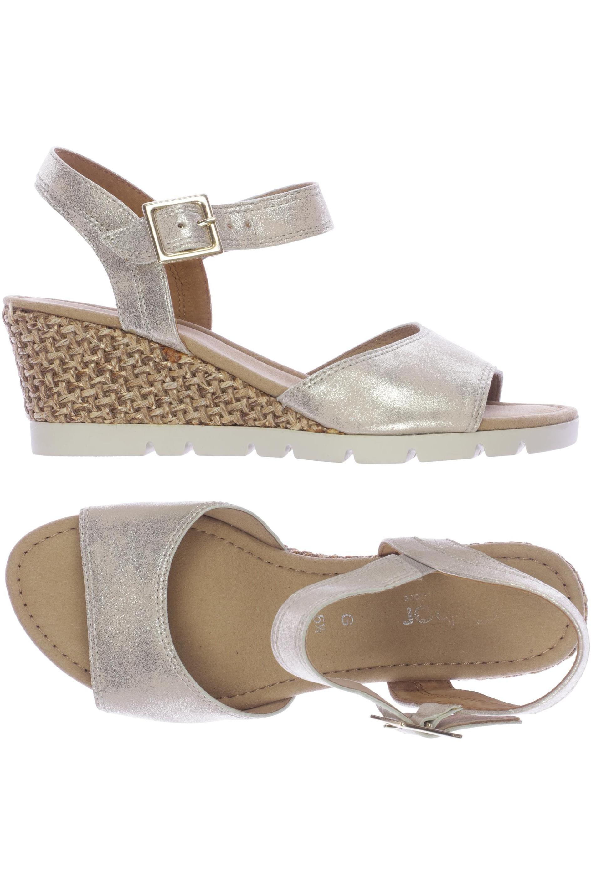 

Gabor Damen Sandale, beige, Gr. 5.5