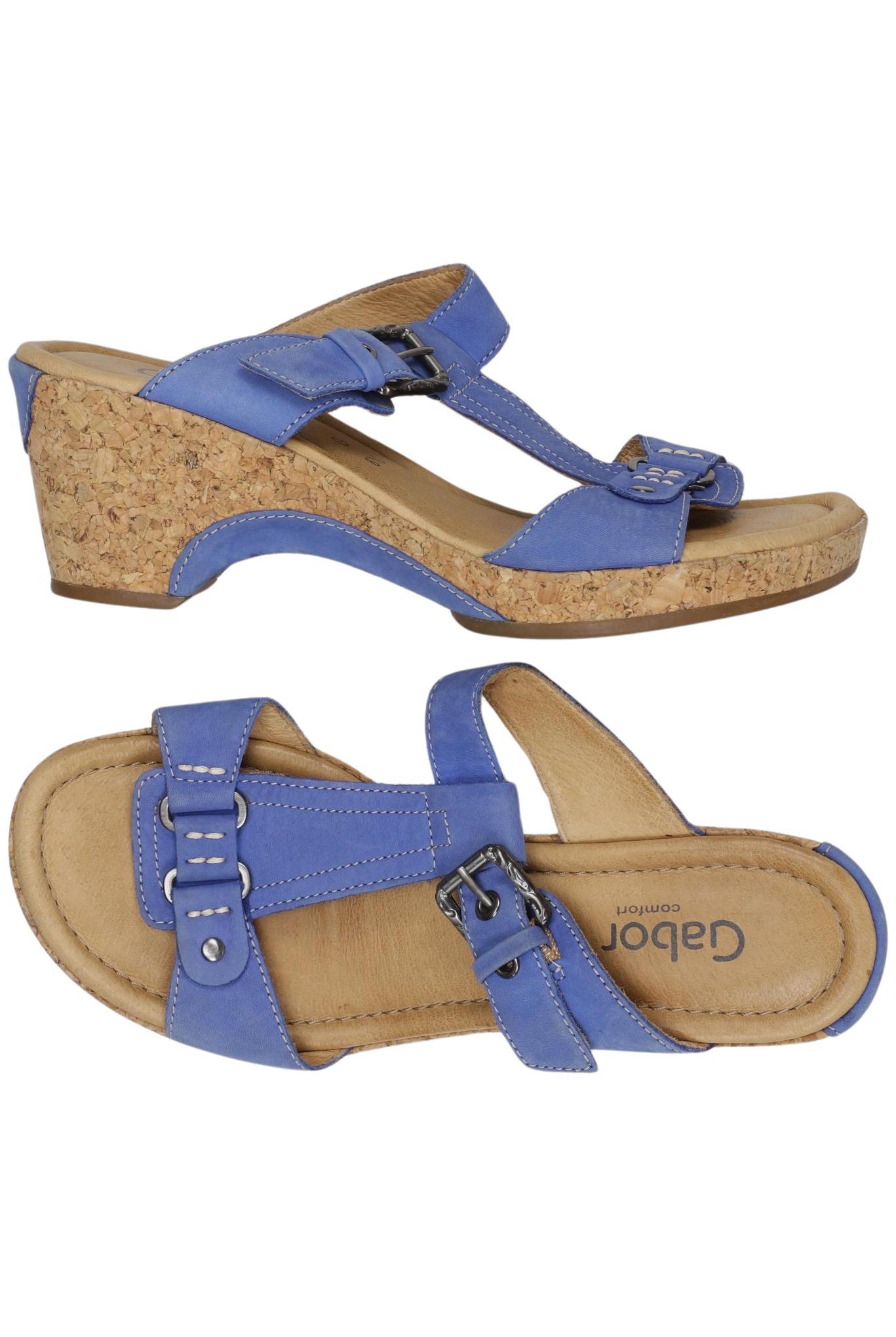 

Gabor Damen Sandale, blau, Gr. 6.5