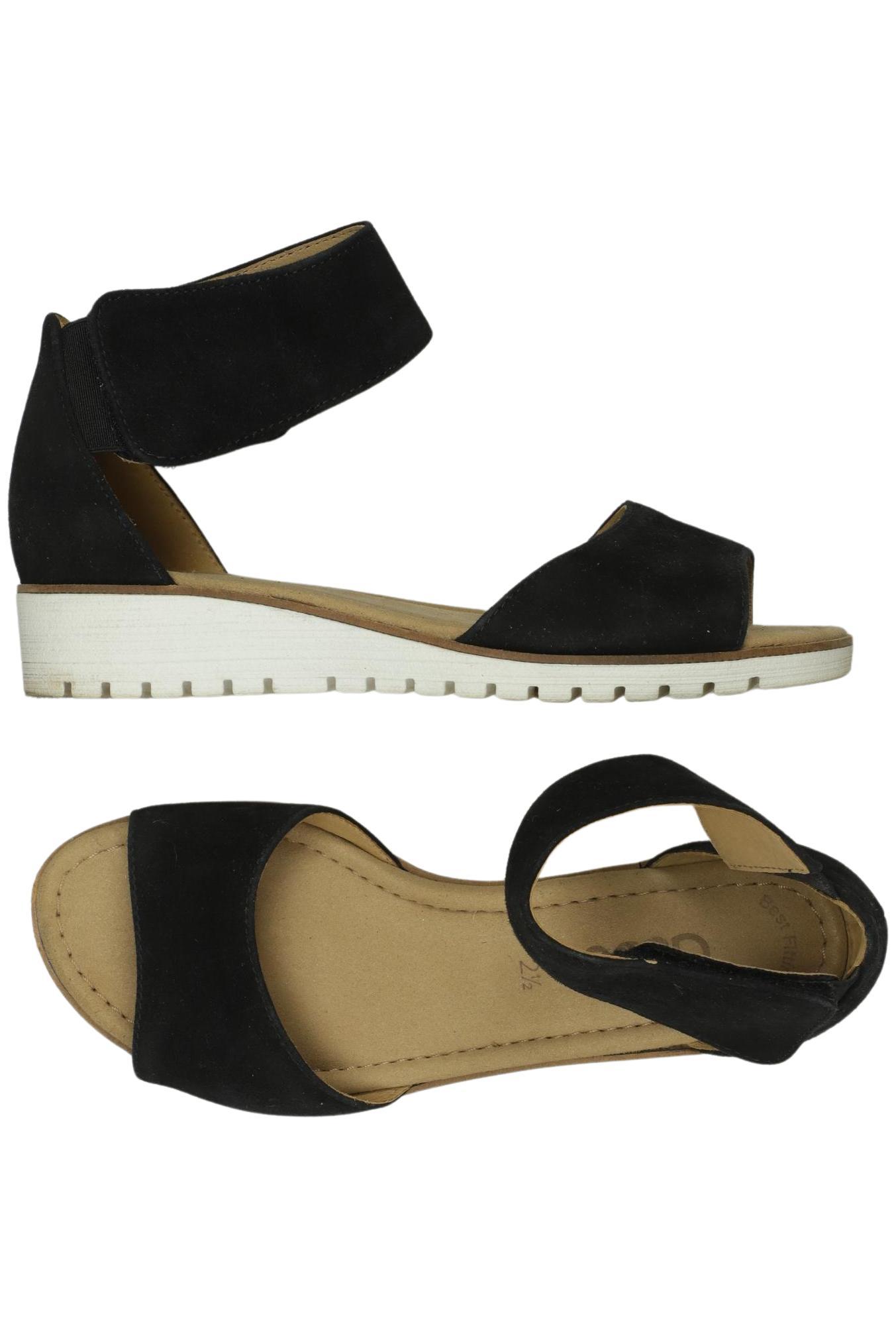 

Gabor Damen Sandale, schwarz, Gr. 2.5