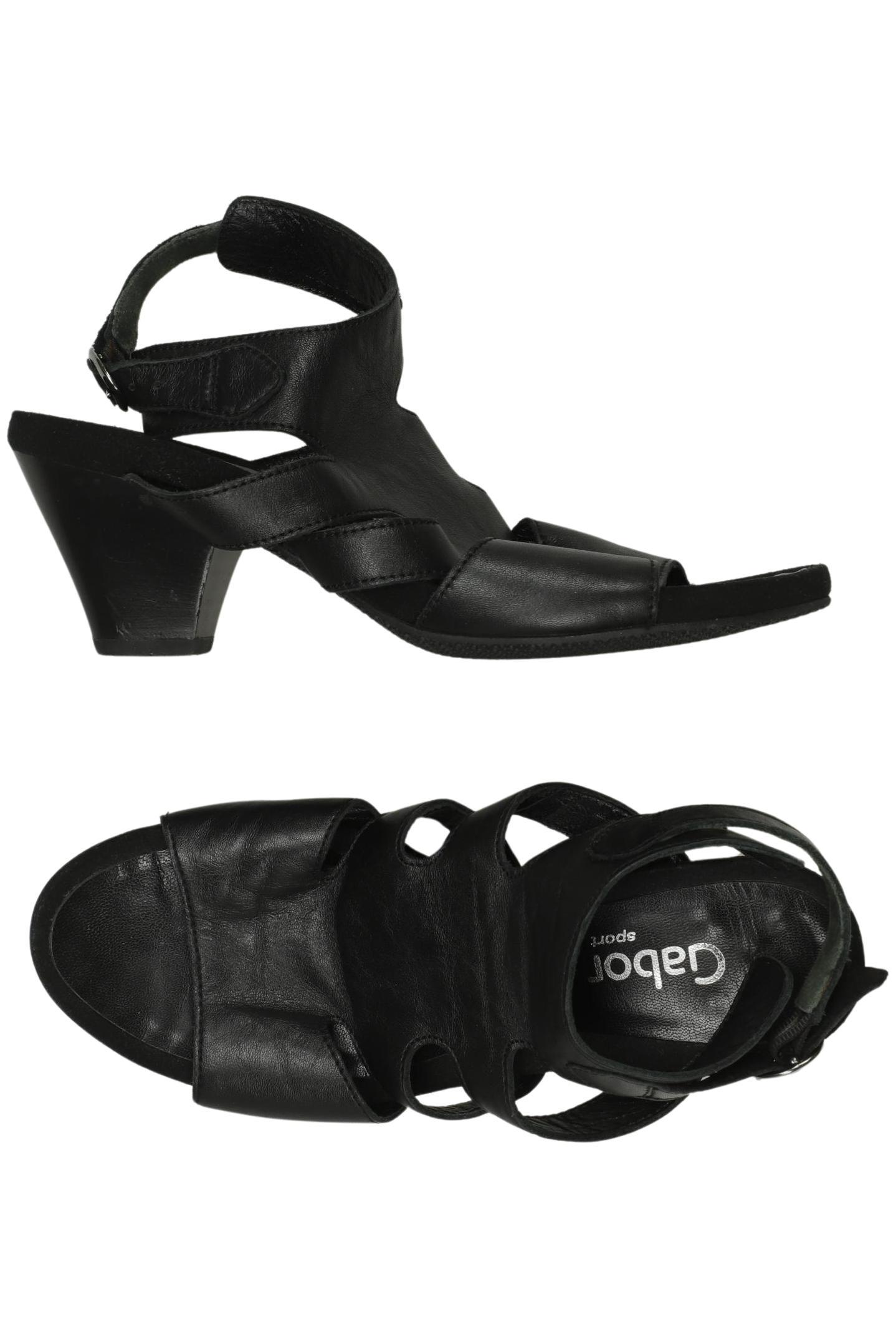 

Gabor Damen Sandale, schwarz, Gr. 5