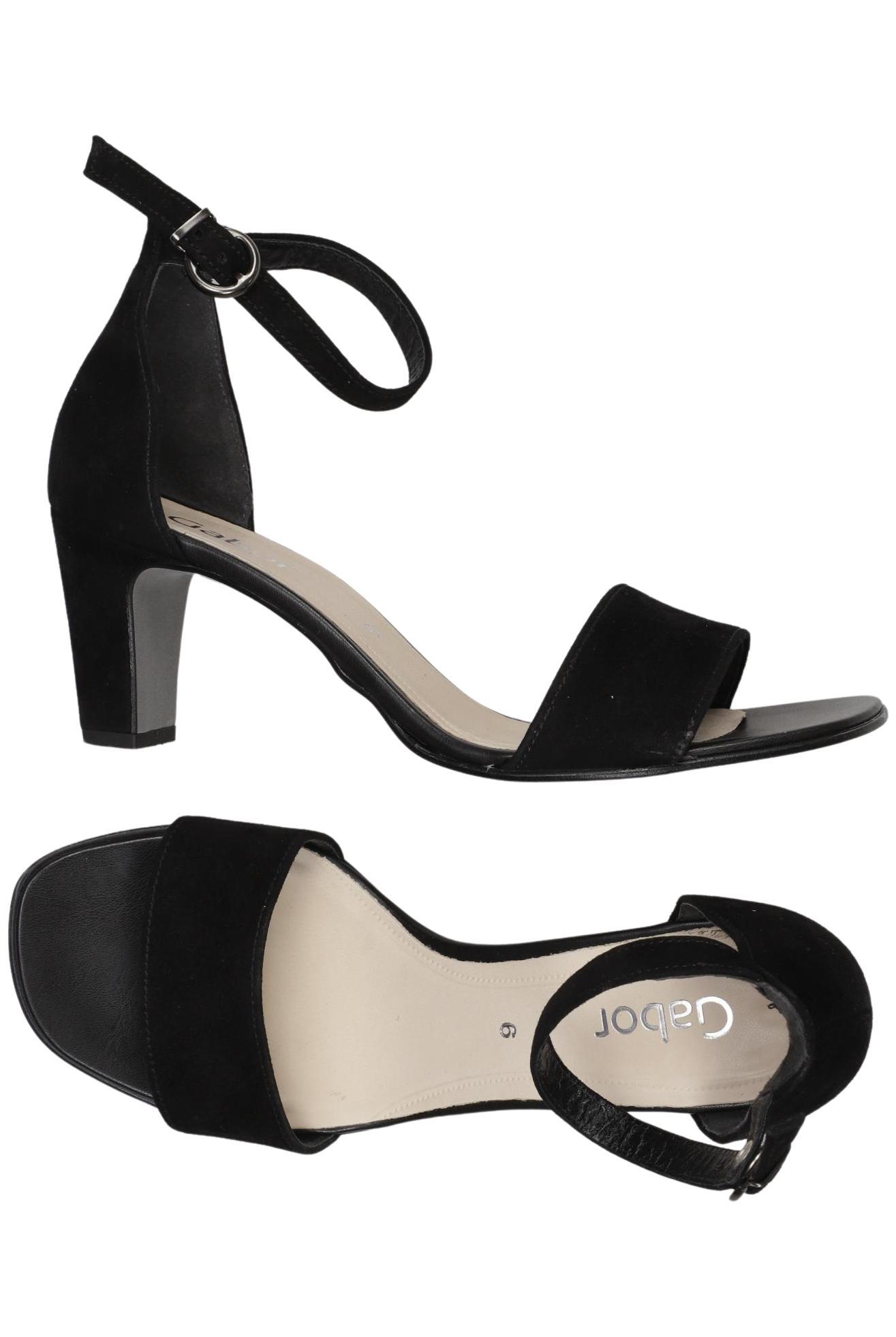 

Gabor Damen Sandale, schwarz, Gr. 6