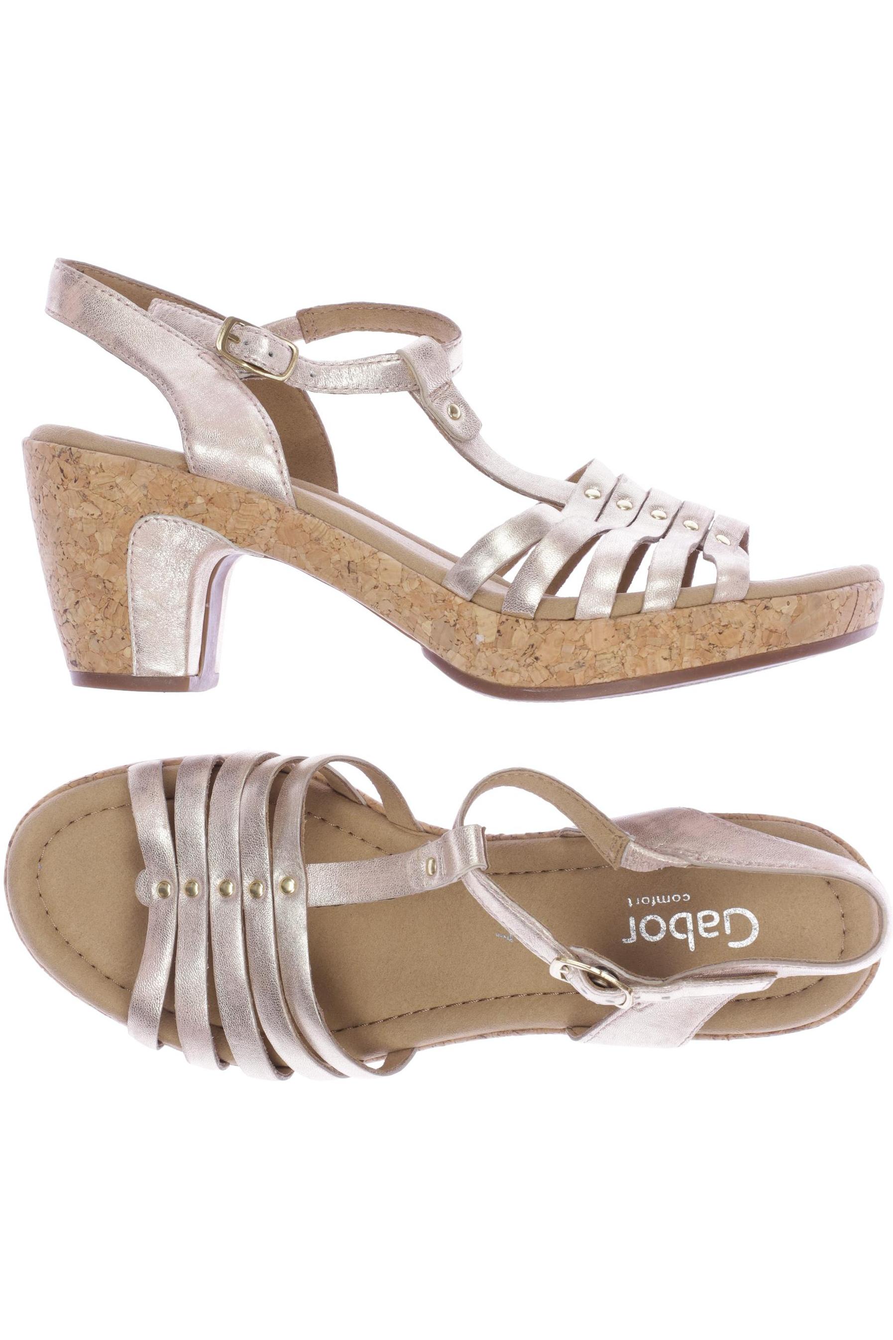 

Gabor Damen Sandale, beige, Gr. 7