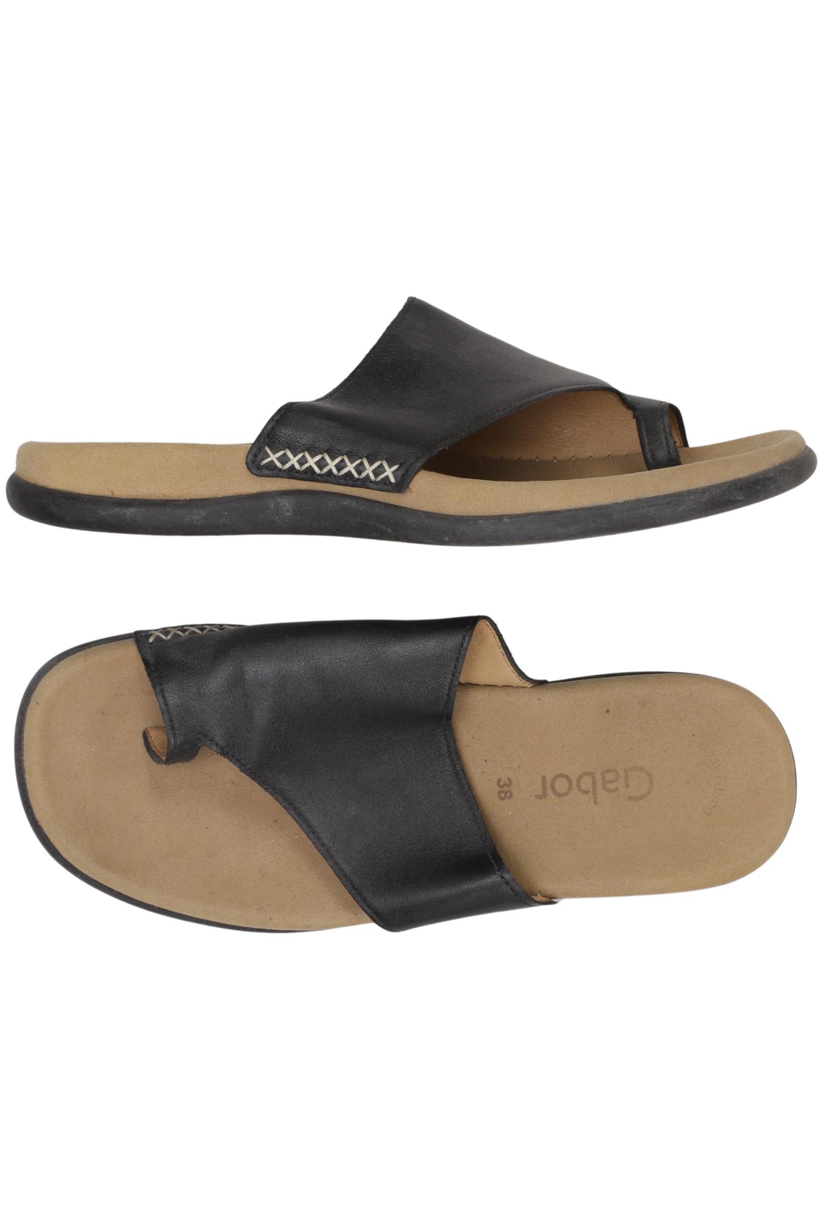 

Gabor Damen Sandale, schwarz, Gr. 38