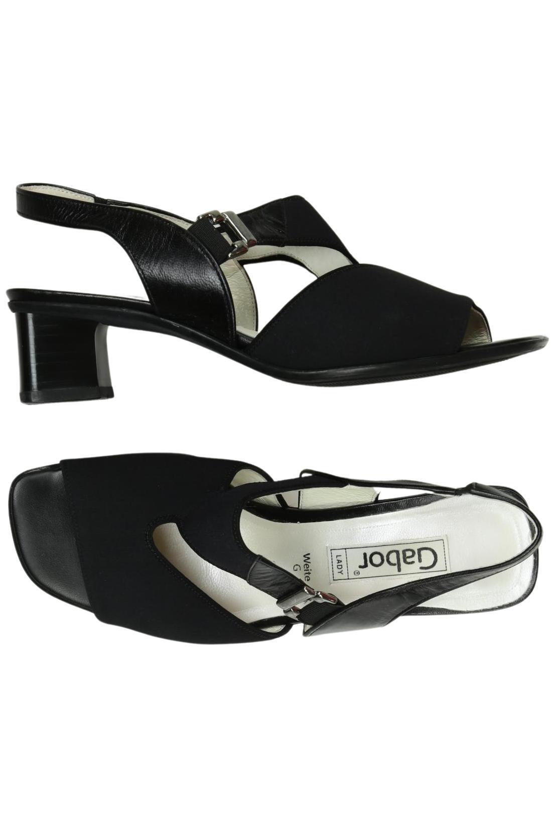 

Gabor Damen Sandale, schwarz, Gr. 3.5