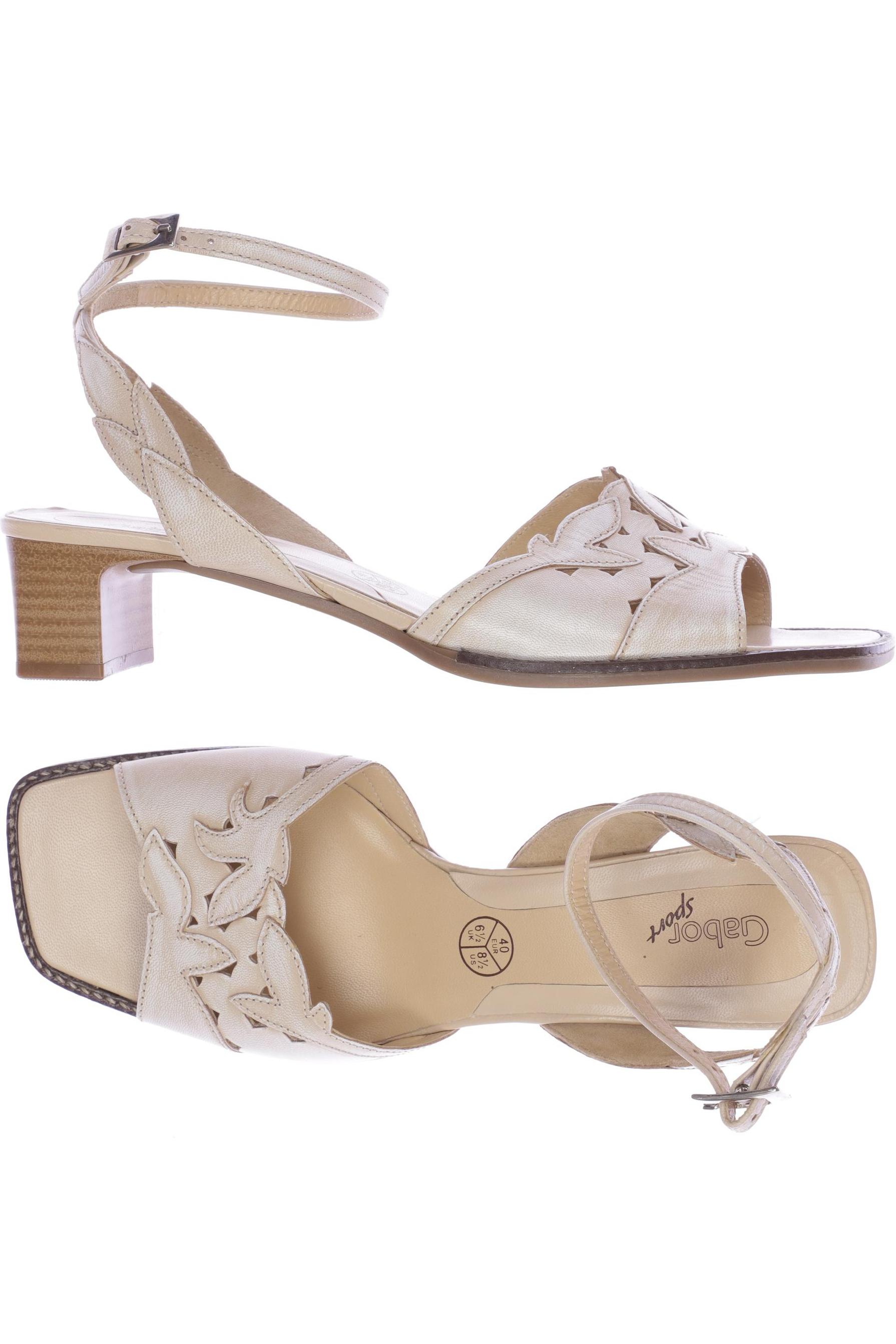 

Gabor Damen Sandale, beige, Gr. 40